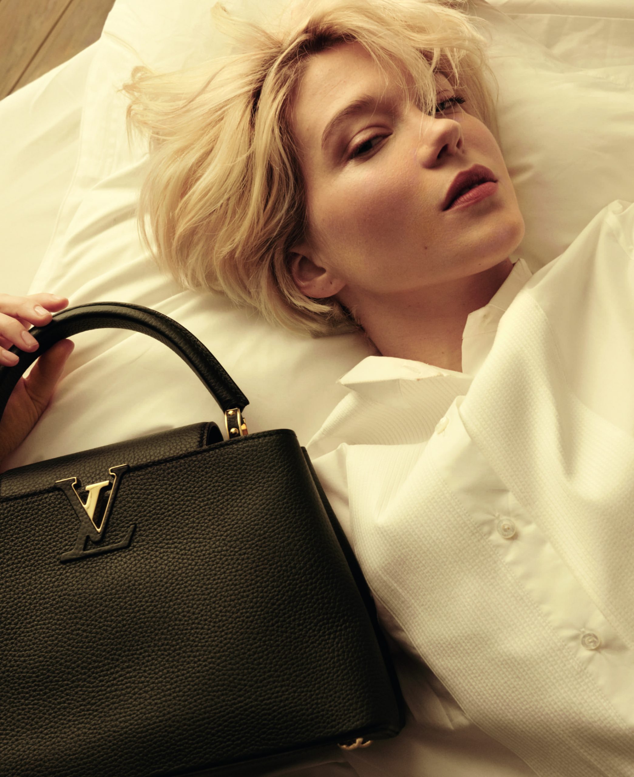 Louis Vuitton Capucines 2021 Ad Campaign with Léa Seydoux