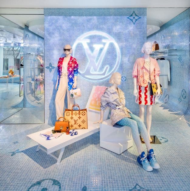 Louis Vuitton Opens A Summer-themed Pop-up In Soho