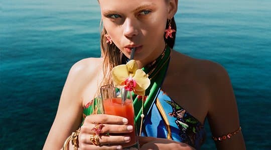 Versace 'La Vacanza' Summer 2021 Ad Campaign