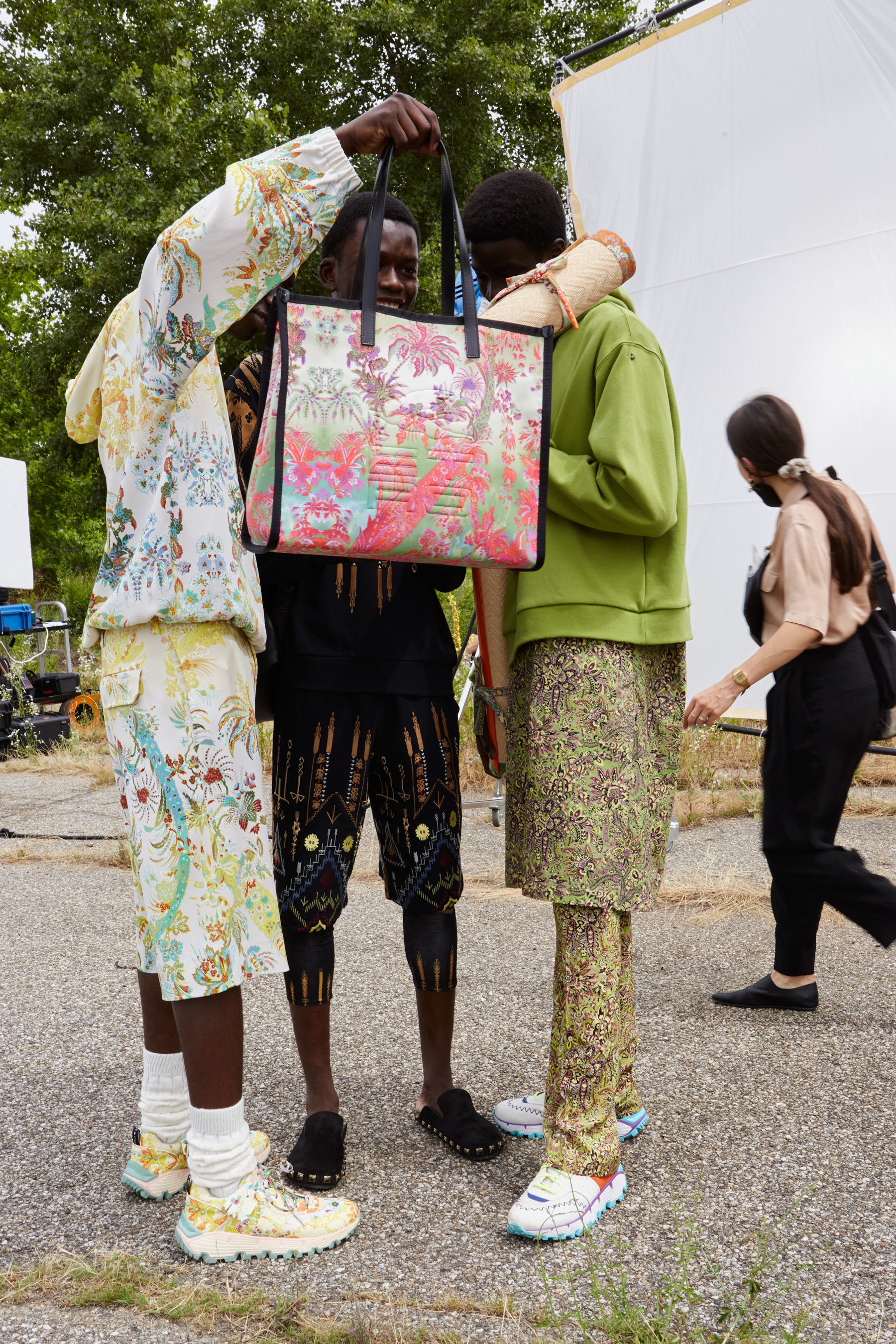 Etro Spring 2022 Men's Backstage