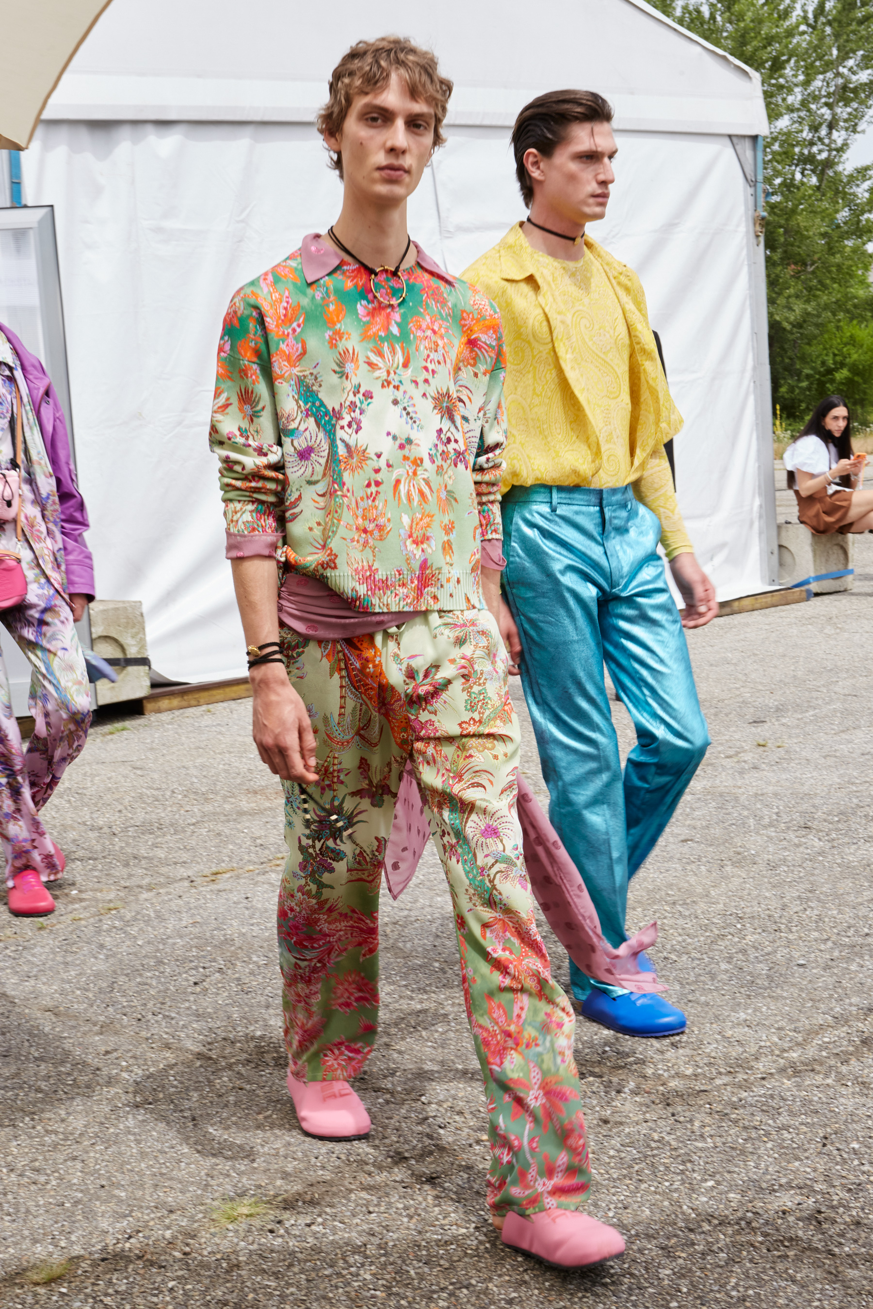 Etro Spring 2022 Men's Backstage