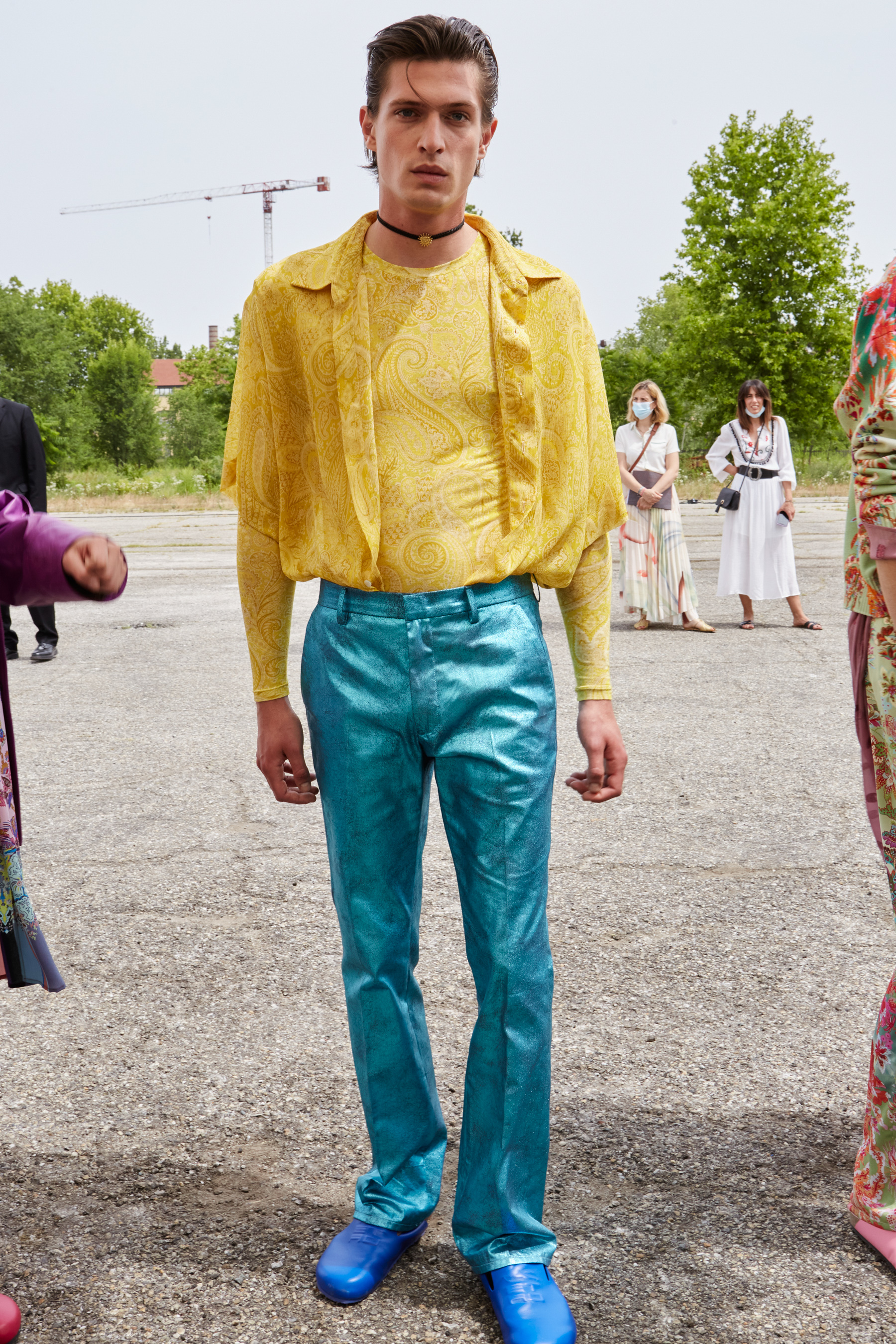 Etro Spring 2022 Men's Backstage