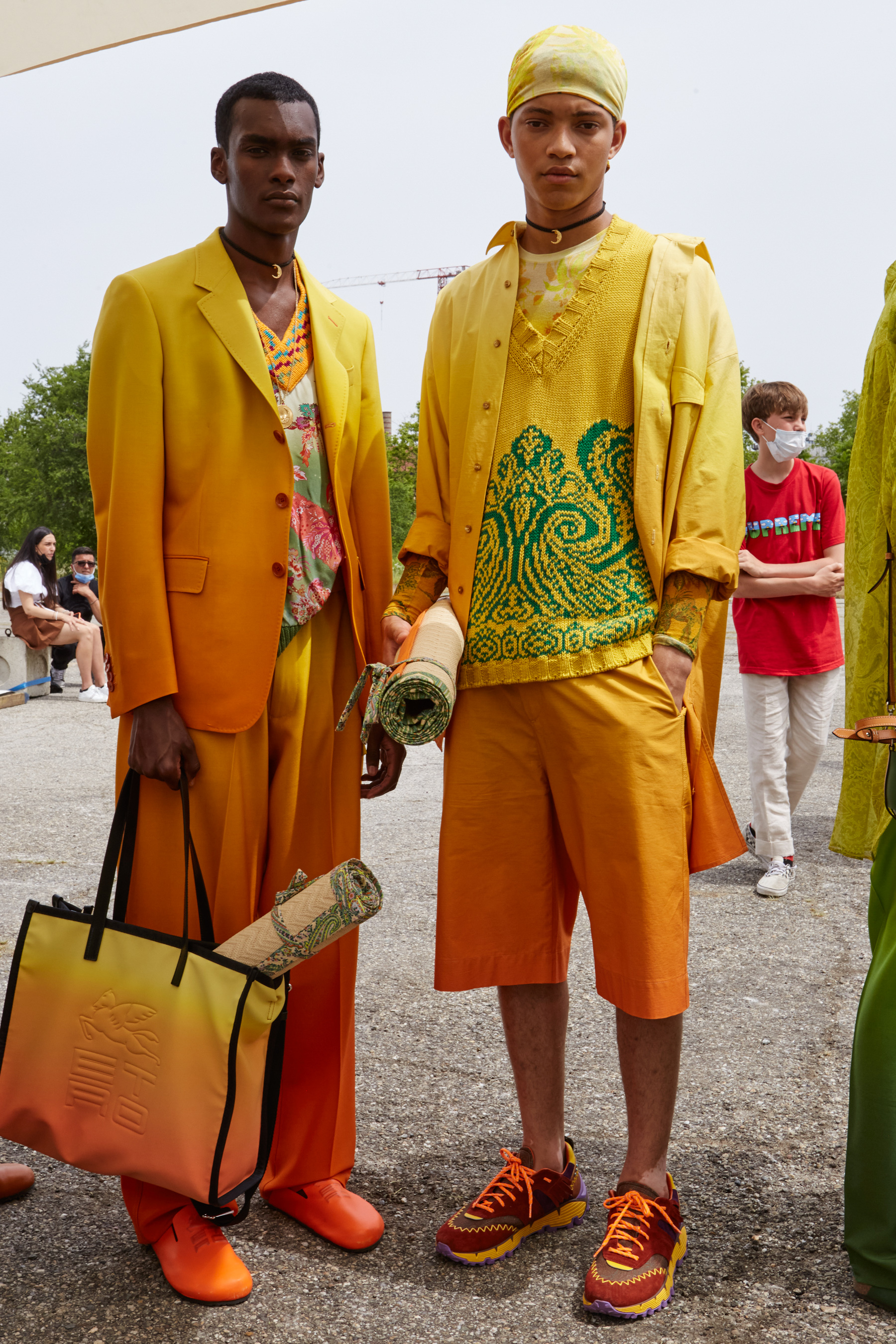 Etro Spring 2022 Men's Backstage