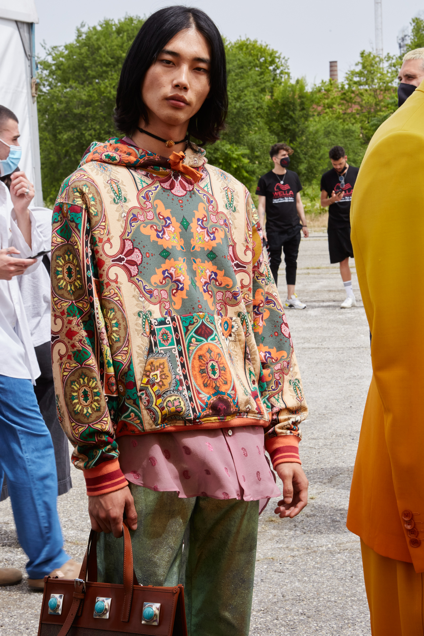 Etro Spring 2022 Men's Backstage