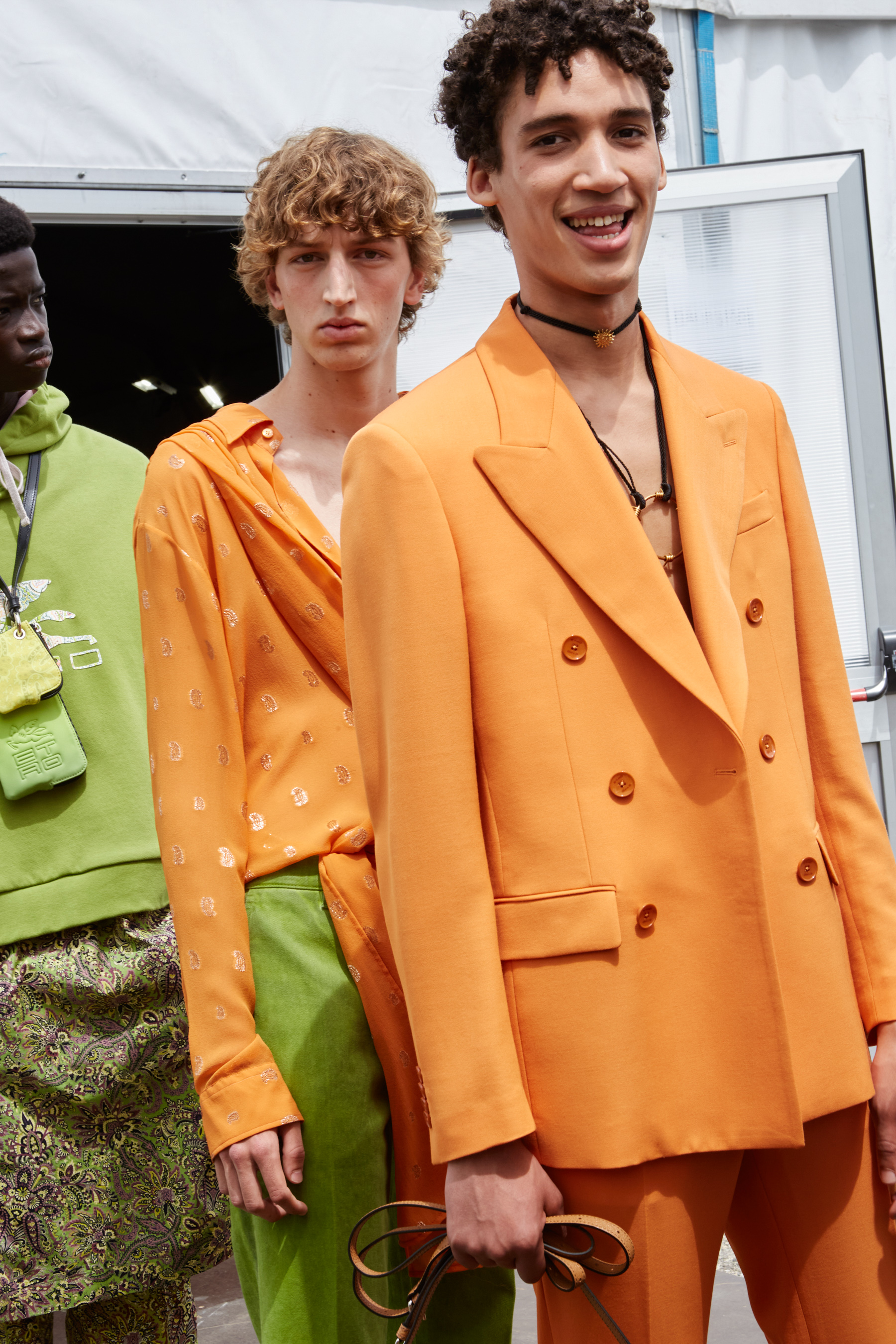 Etro Spring 2022 Men's Backstage