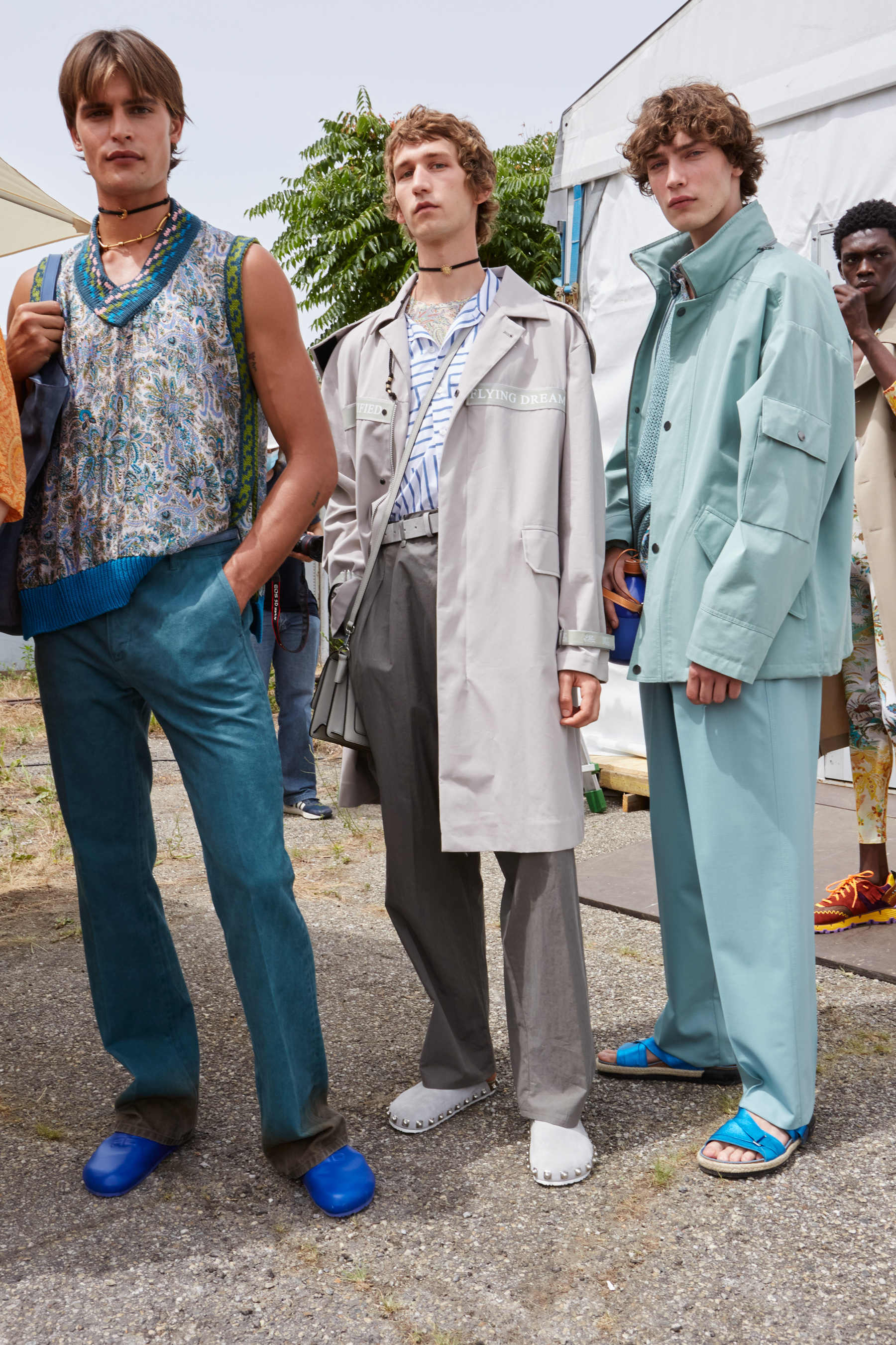 Etro Spring 2022 Men's Backstage