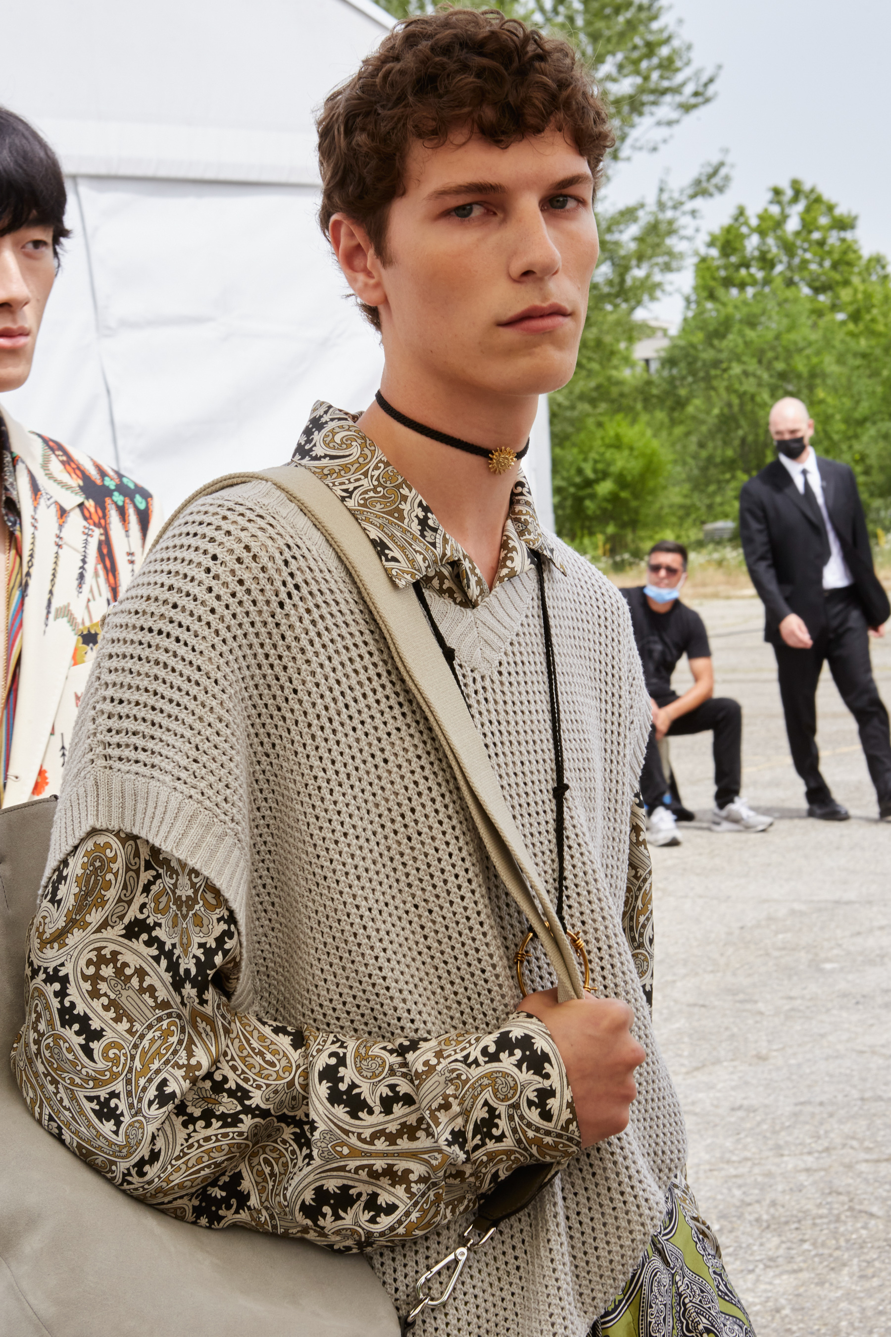 Etro Spring 2022 Men's Backstage