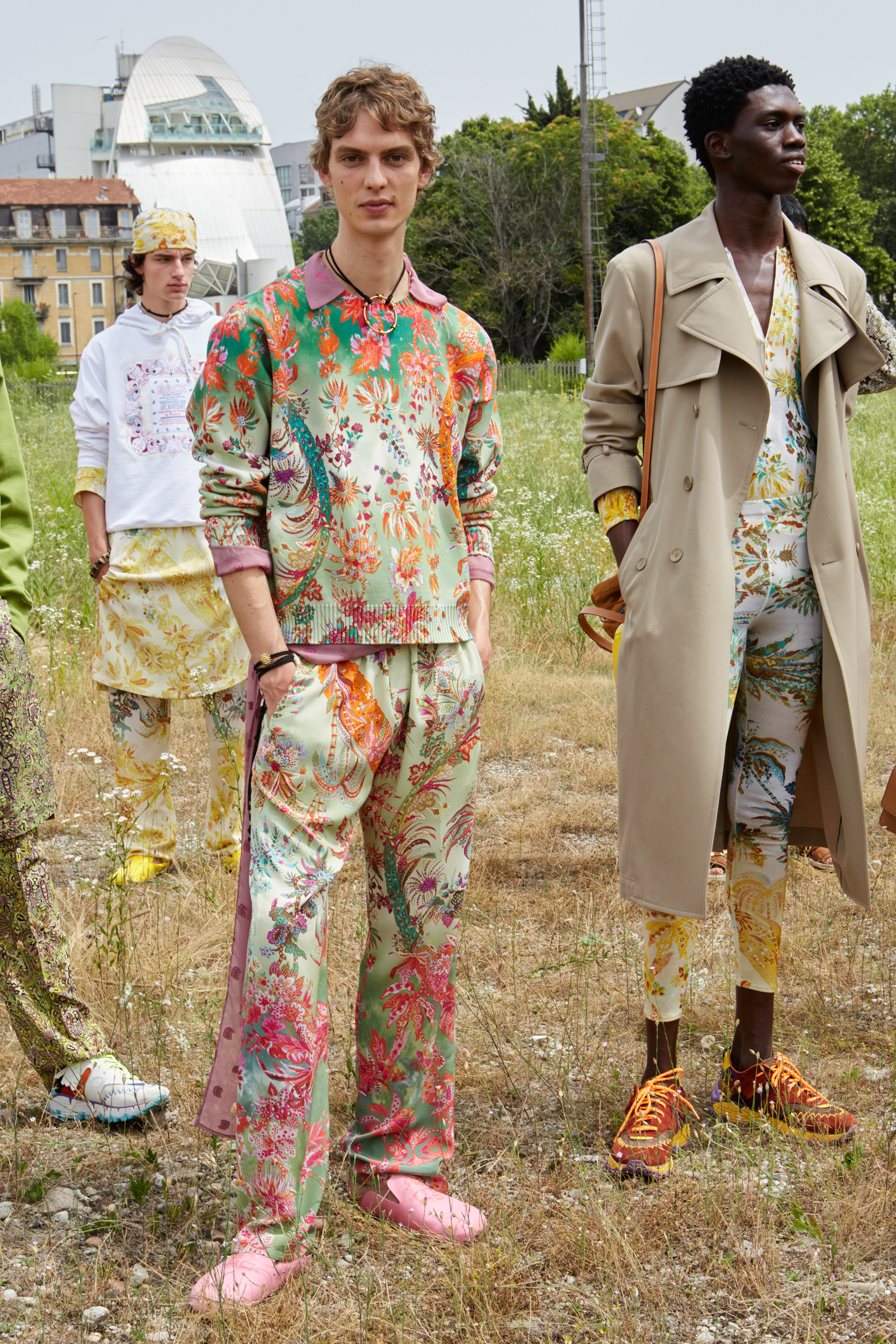 Etro Spring 2022 Men's Backstage