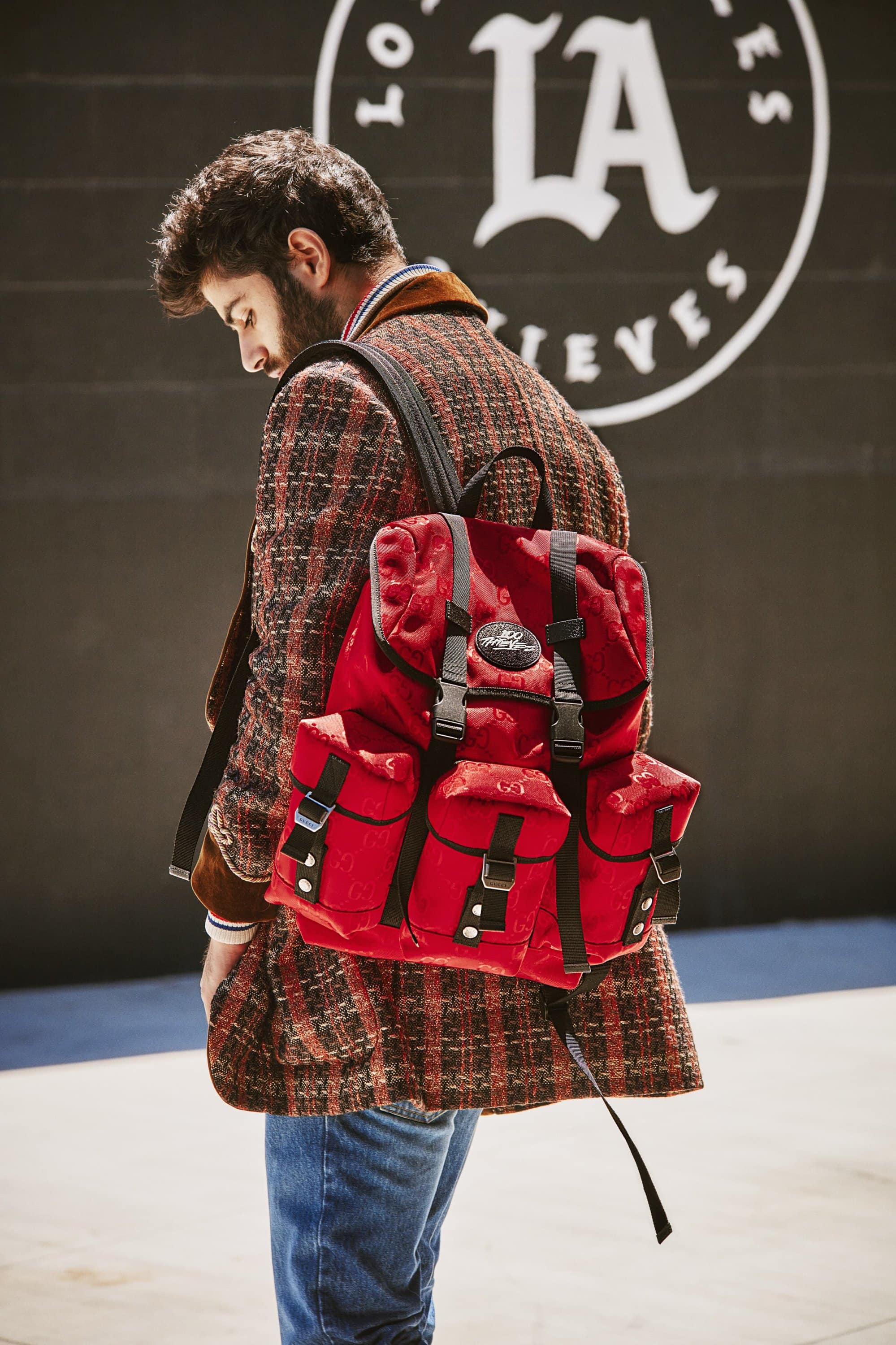 Gucci and 100 Thieves launch new backpack collab. Only 200 are available at  a price tag of $2,500