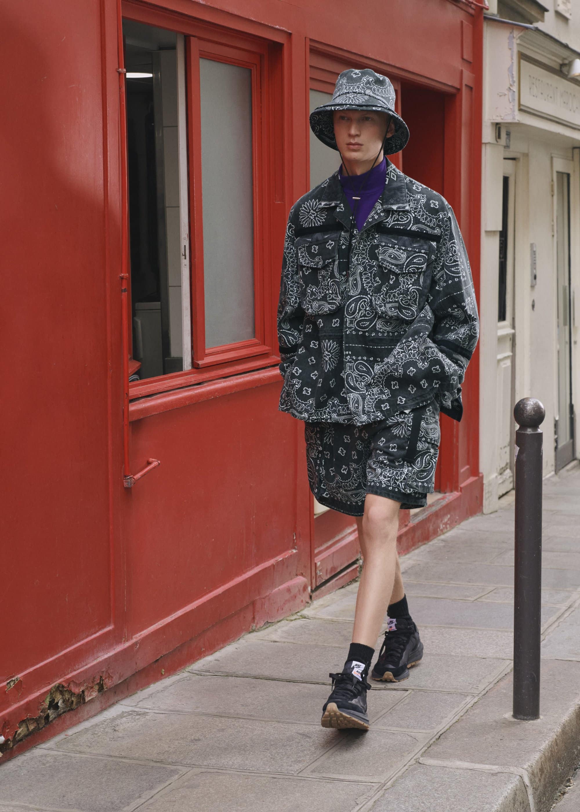 人気カラーの 22ss sacai サカイ Suiting Mix Skirt tdh-latinoamerica.de