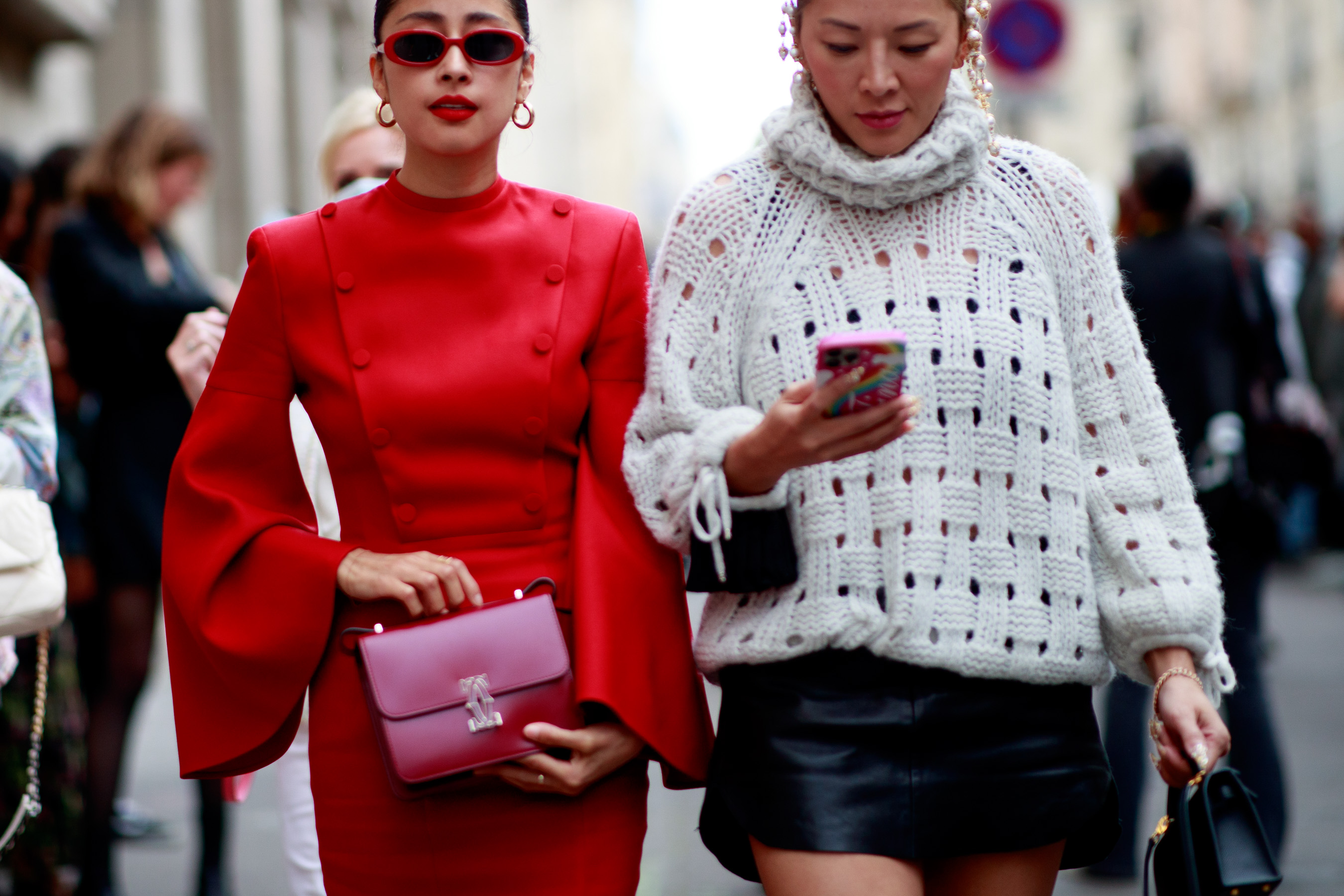 Paris Couture Street Style Fall 2021 Day 3