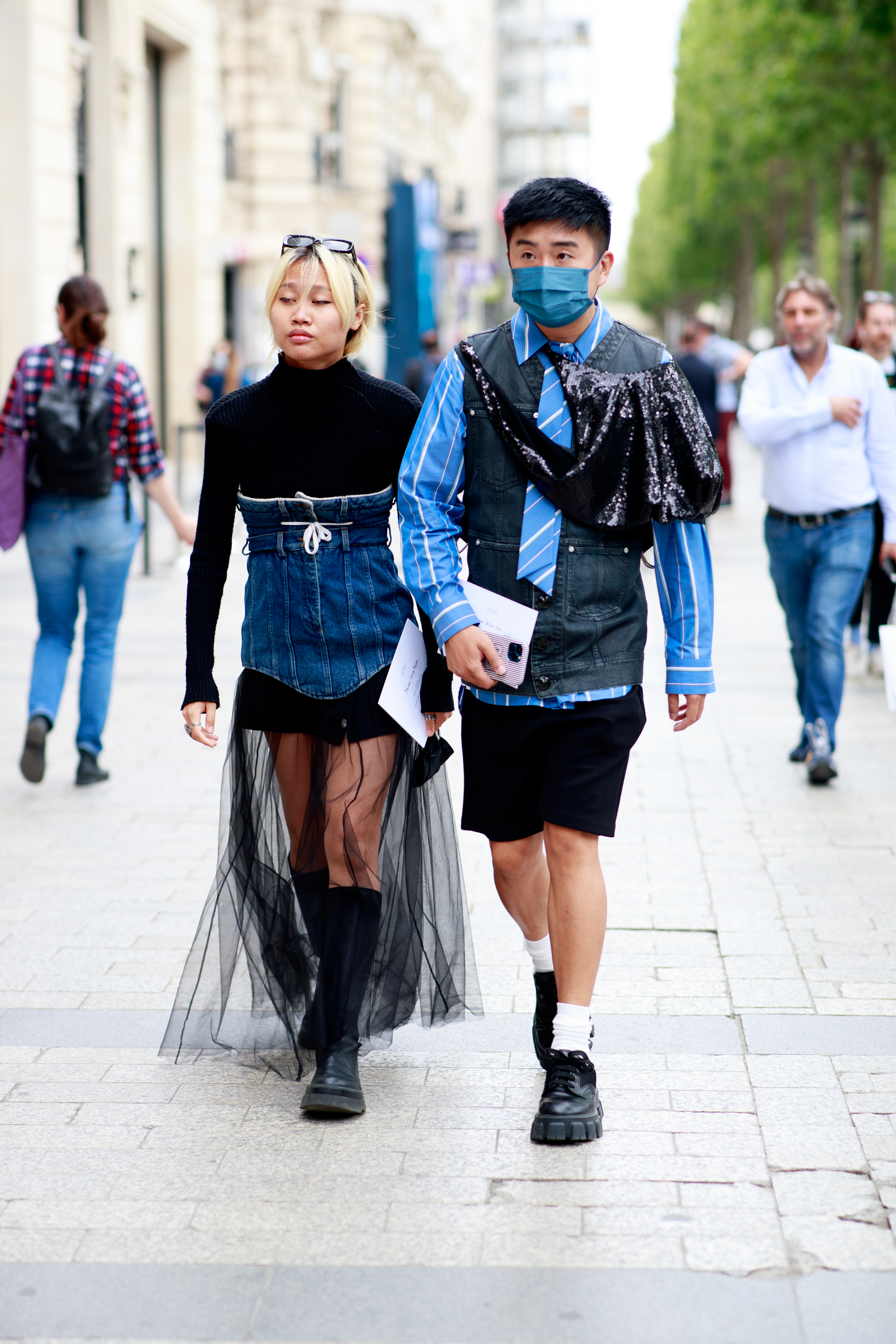 Paris Couture Street Style Fall 2021 Day 4