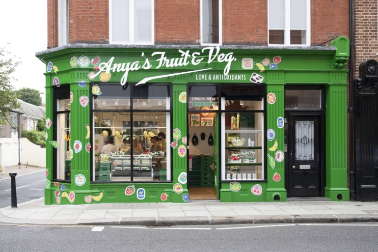 Anya Hindmarch Launches Anya's Fruit & Veg at her London Village