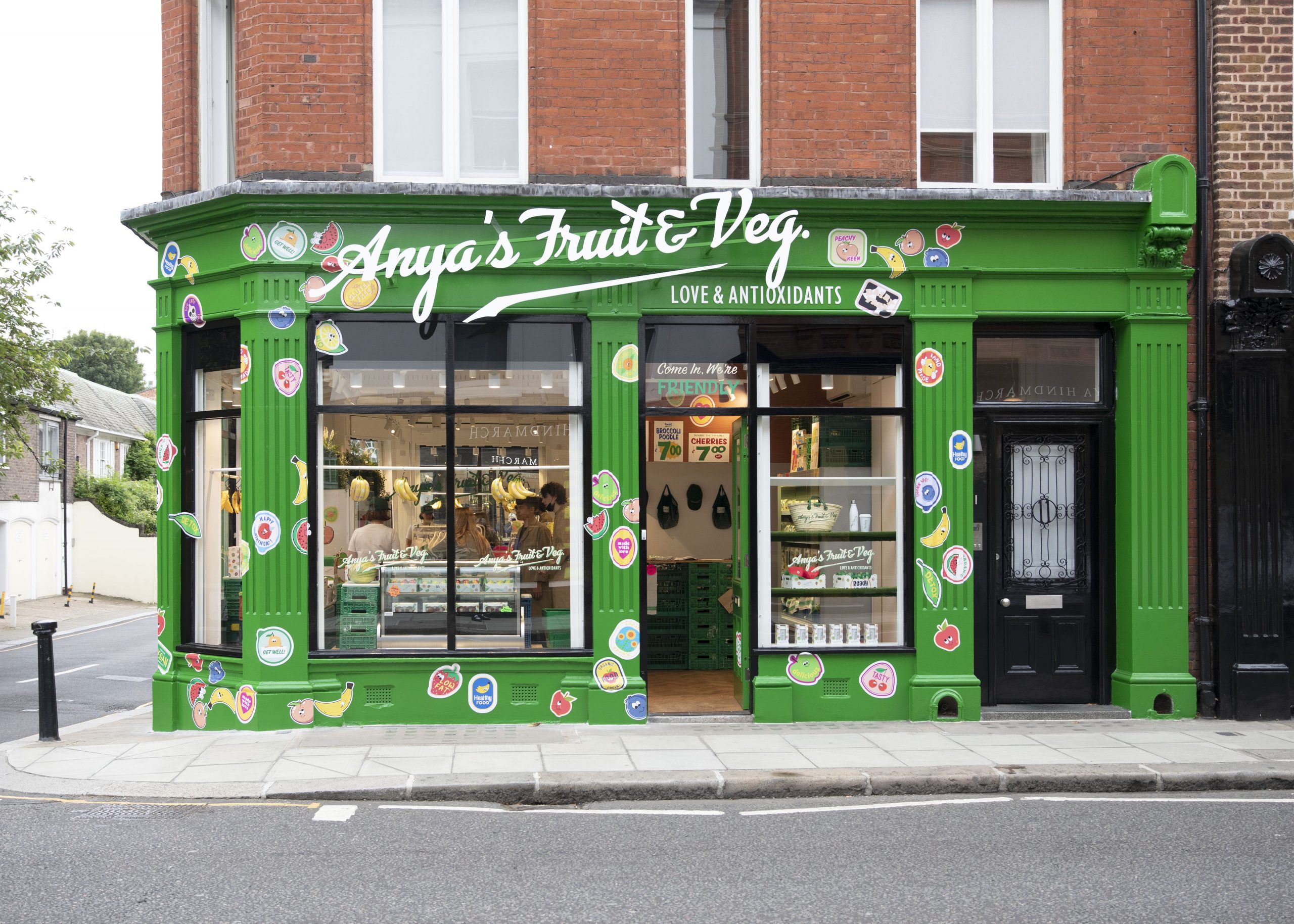 Anya Hindmarch Launches Anya's Fruit & Veg at her London Village