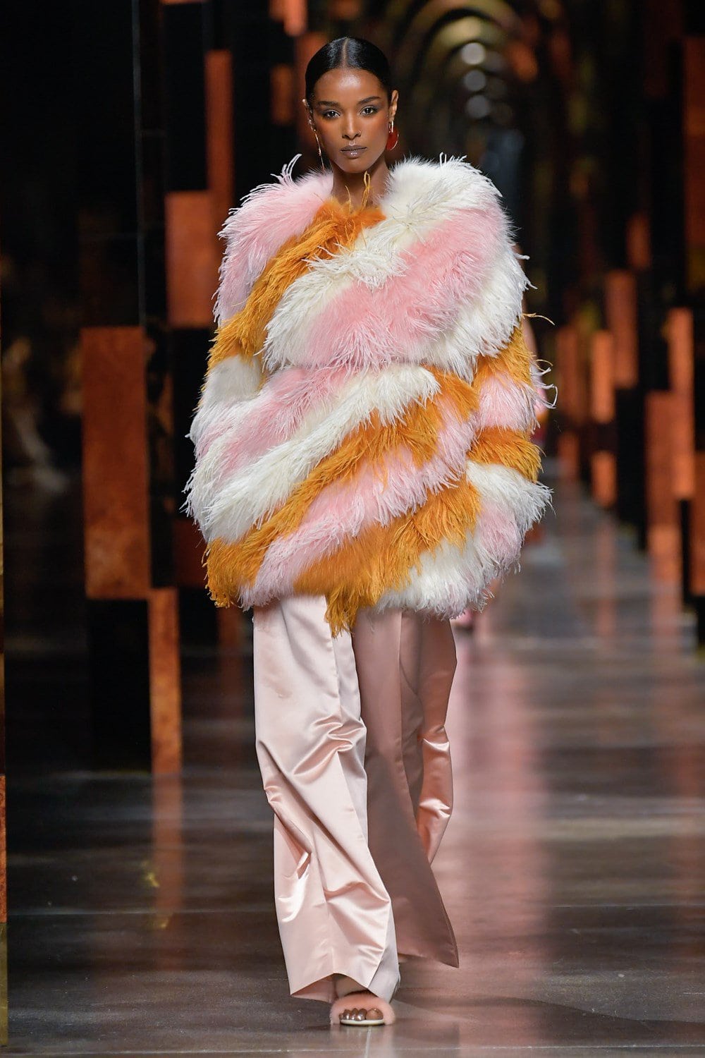 Gucci Fall 1996 Runway Faux Fur Coat