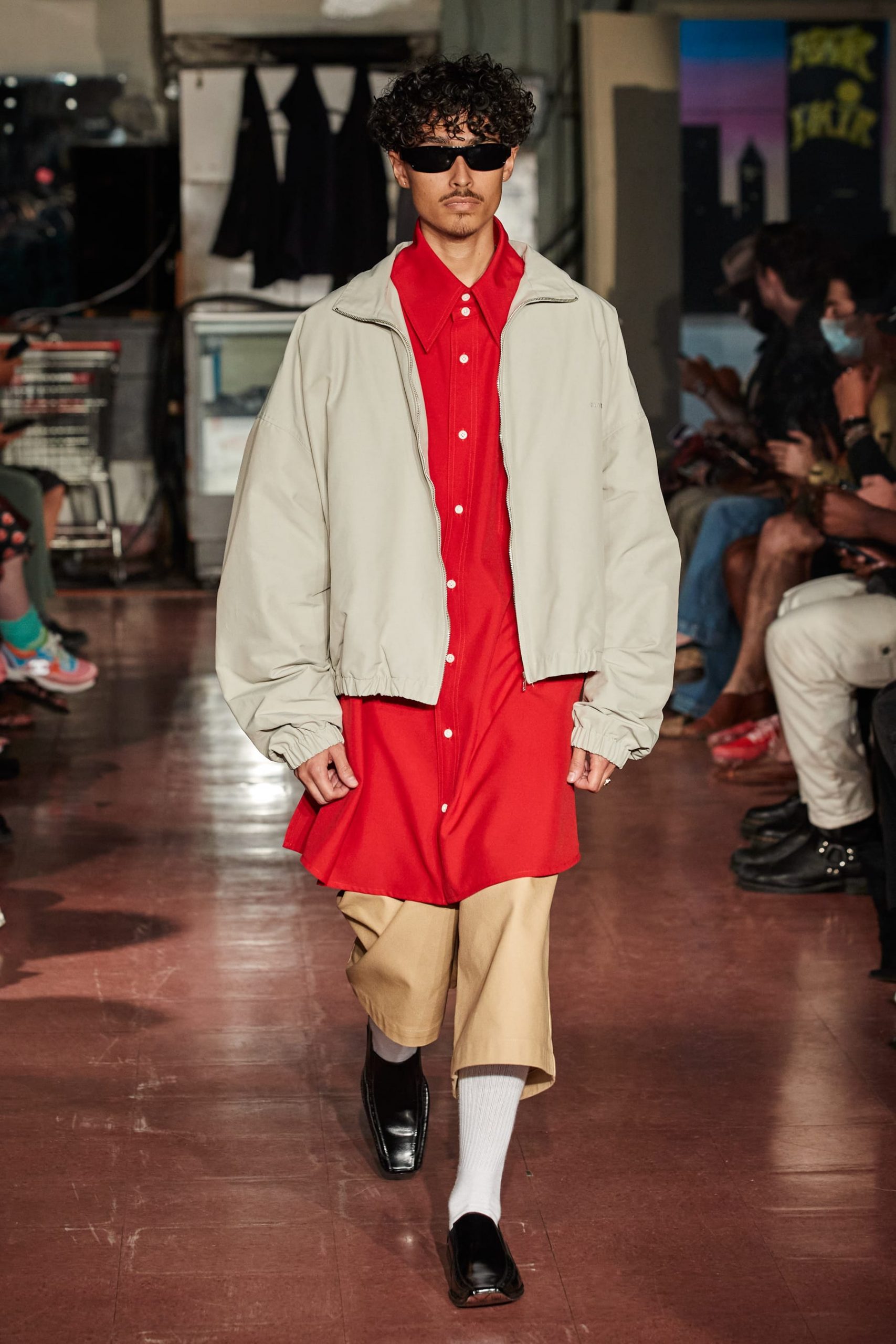 Willy Chavarria Showcases Nike Air Force 1s at Fall 2022 Runway Show –  Footwear News