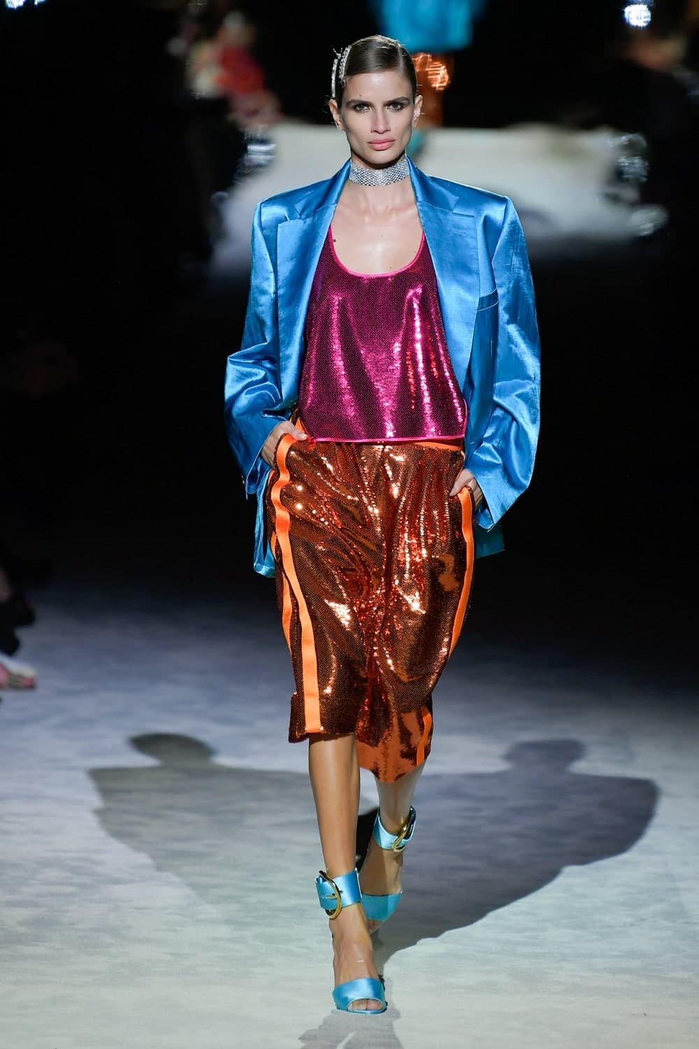 Tom Ford Caps Off NYFW with a Disco Glam Spring/Summer 2022 Show - NYFW  Runway