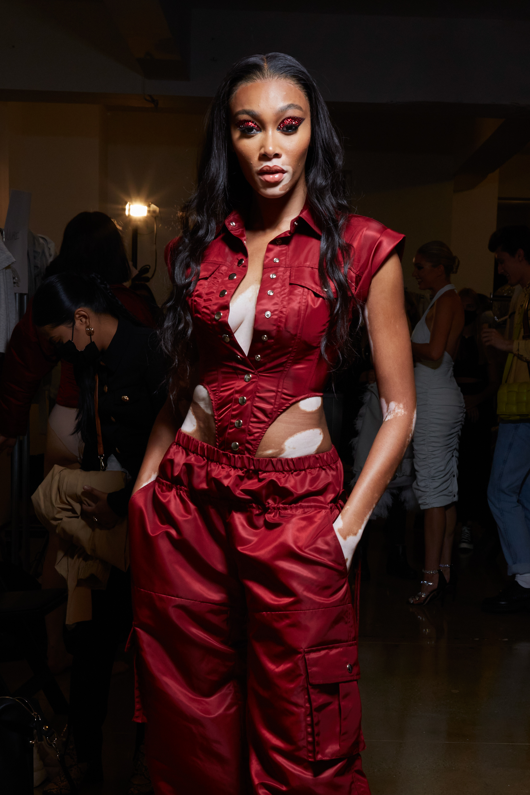 Laquan Smith Spring 2022 Backstage Fashion Show