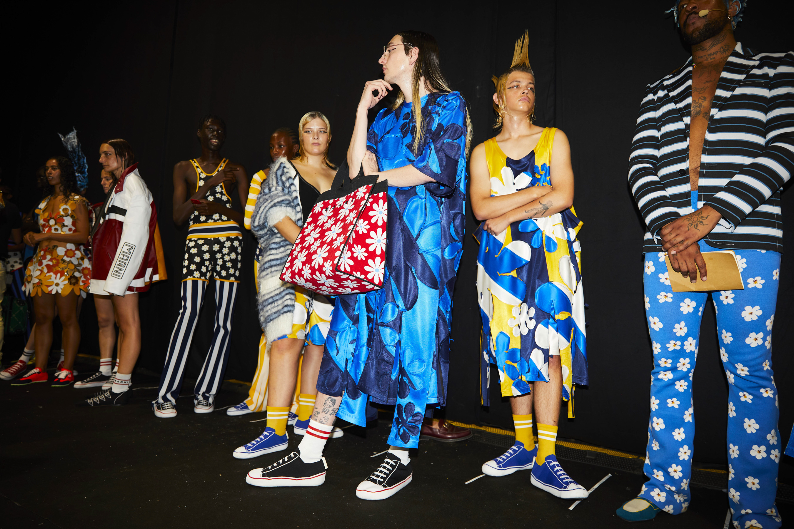 Marni Spring 2022 Backstage Fashion Show