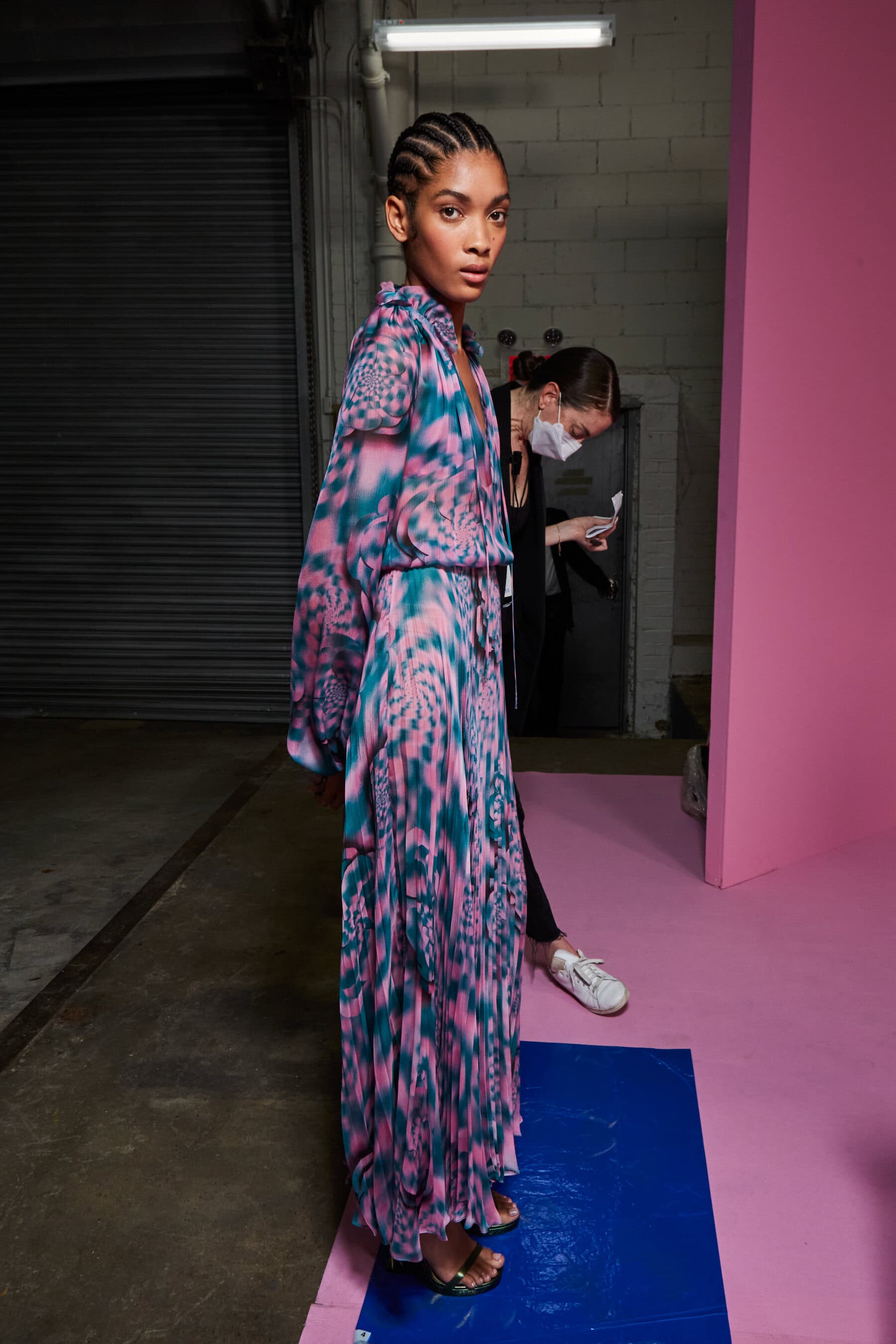Brandon Maxwell Spring 2022 Backstage Fashion Show