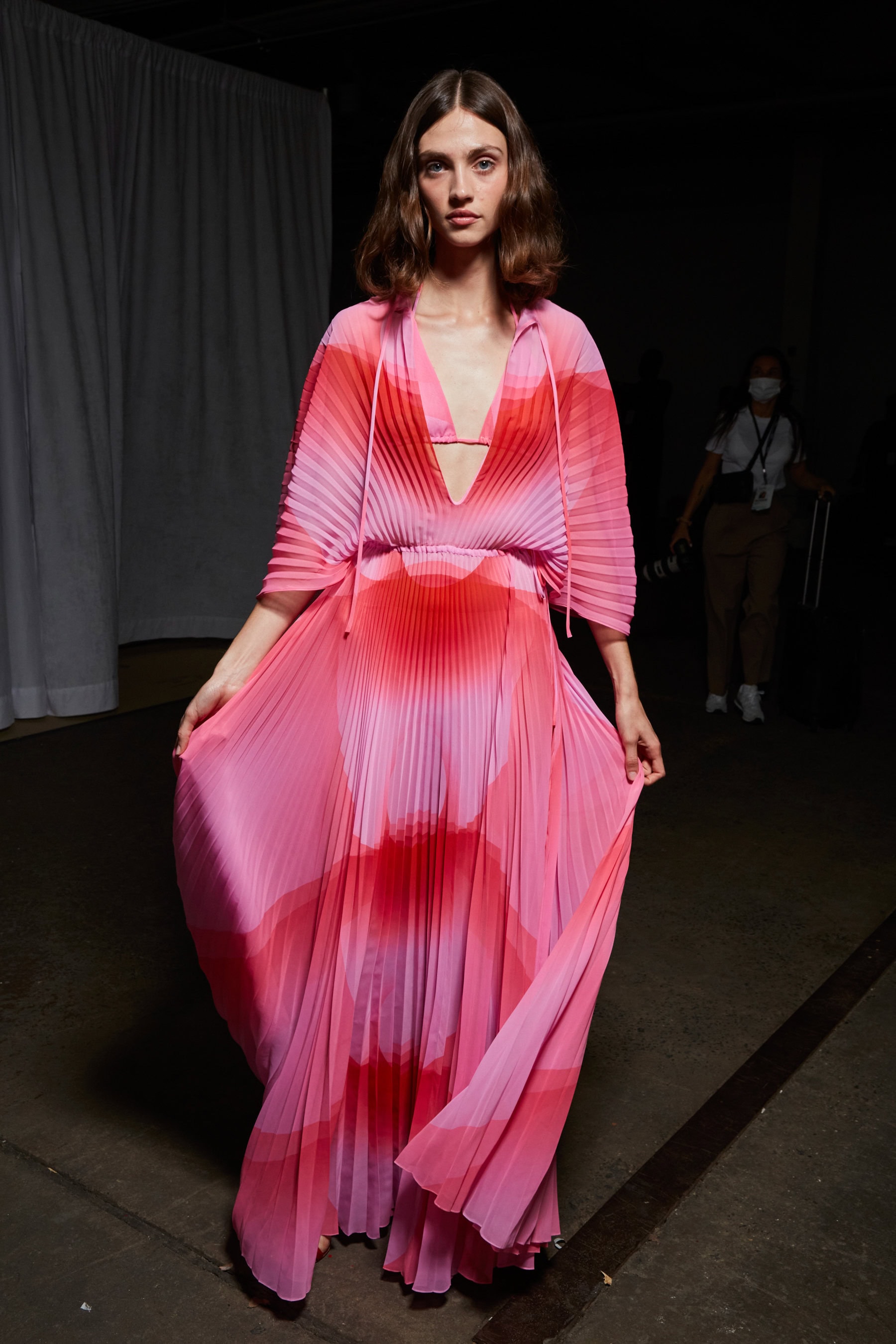 Brandon Maxwell Spring 2022 Backstage Fashion Show