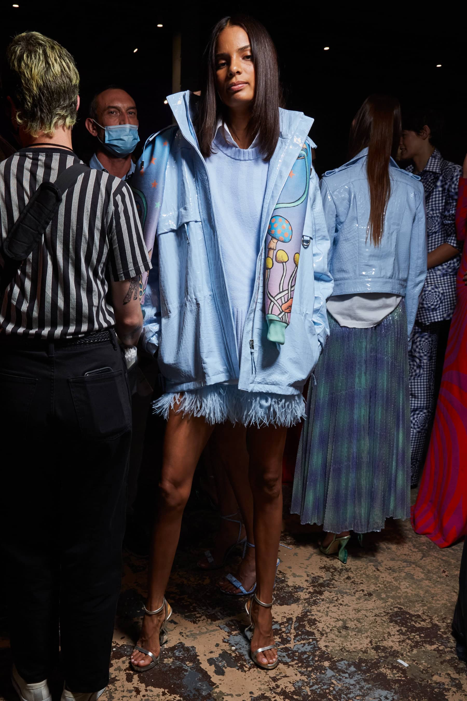 Brandon Maxwell Spring 2022 Backstage Fashion Show