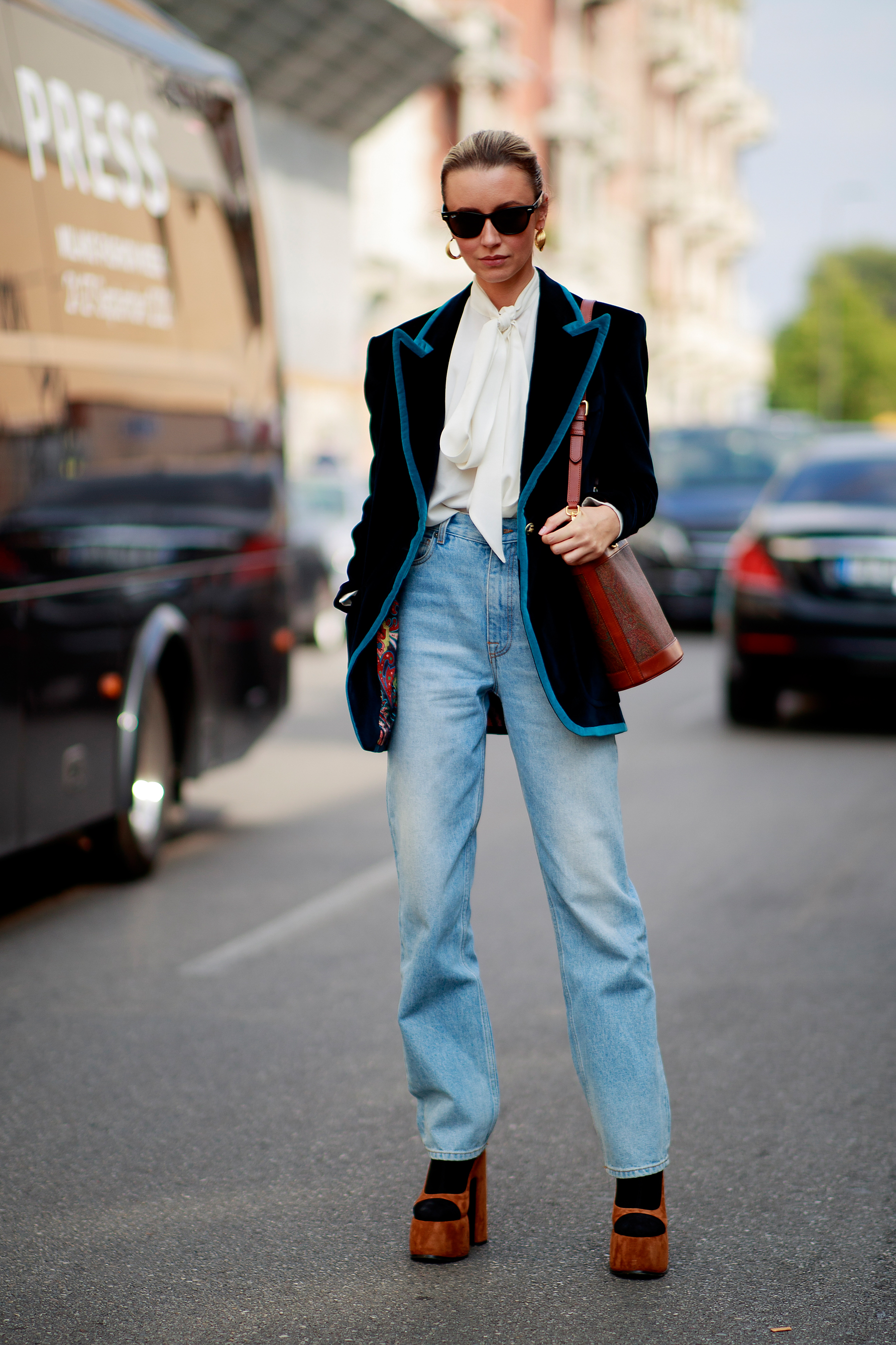 Milan Street Style Spring 2022 Day 2