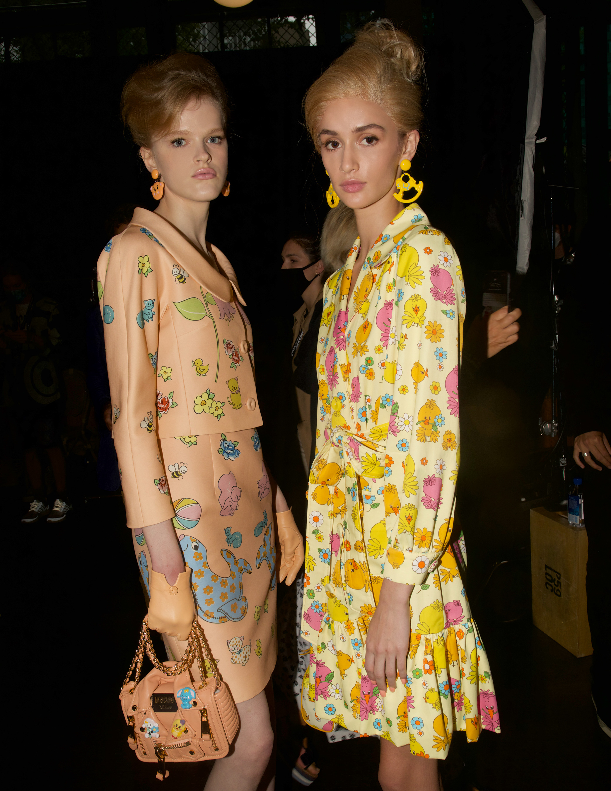 Moschino Spring 2022 Backstage Fashion Show