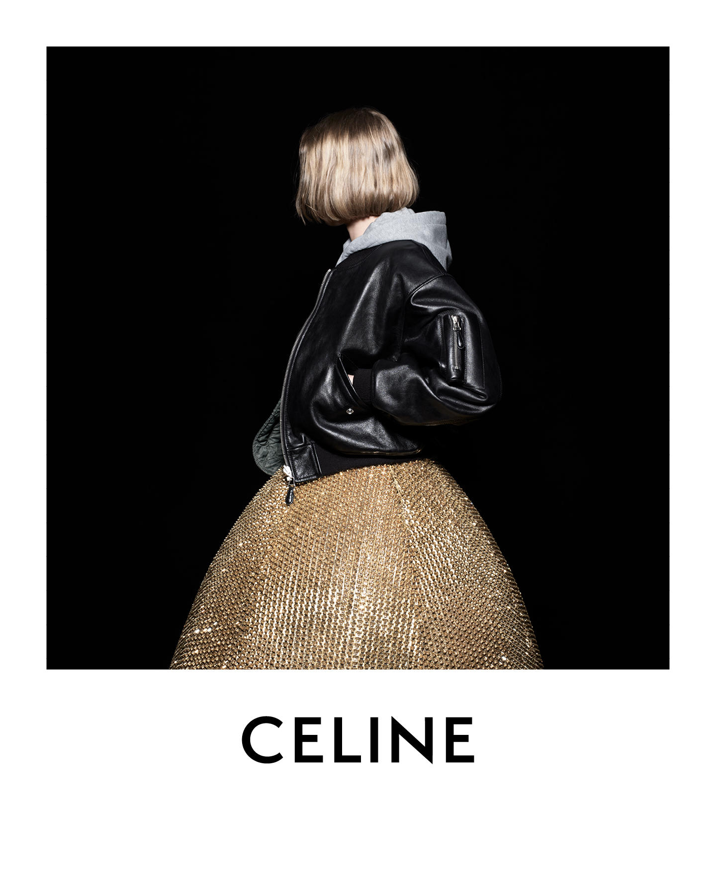 Kaia Gerber's CÉLINE Winter 2022 Campaign, by Hedi Slimane — Anne
