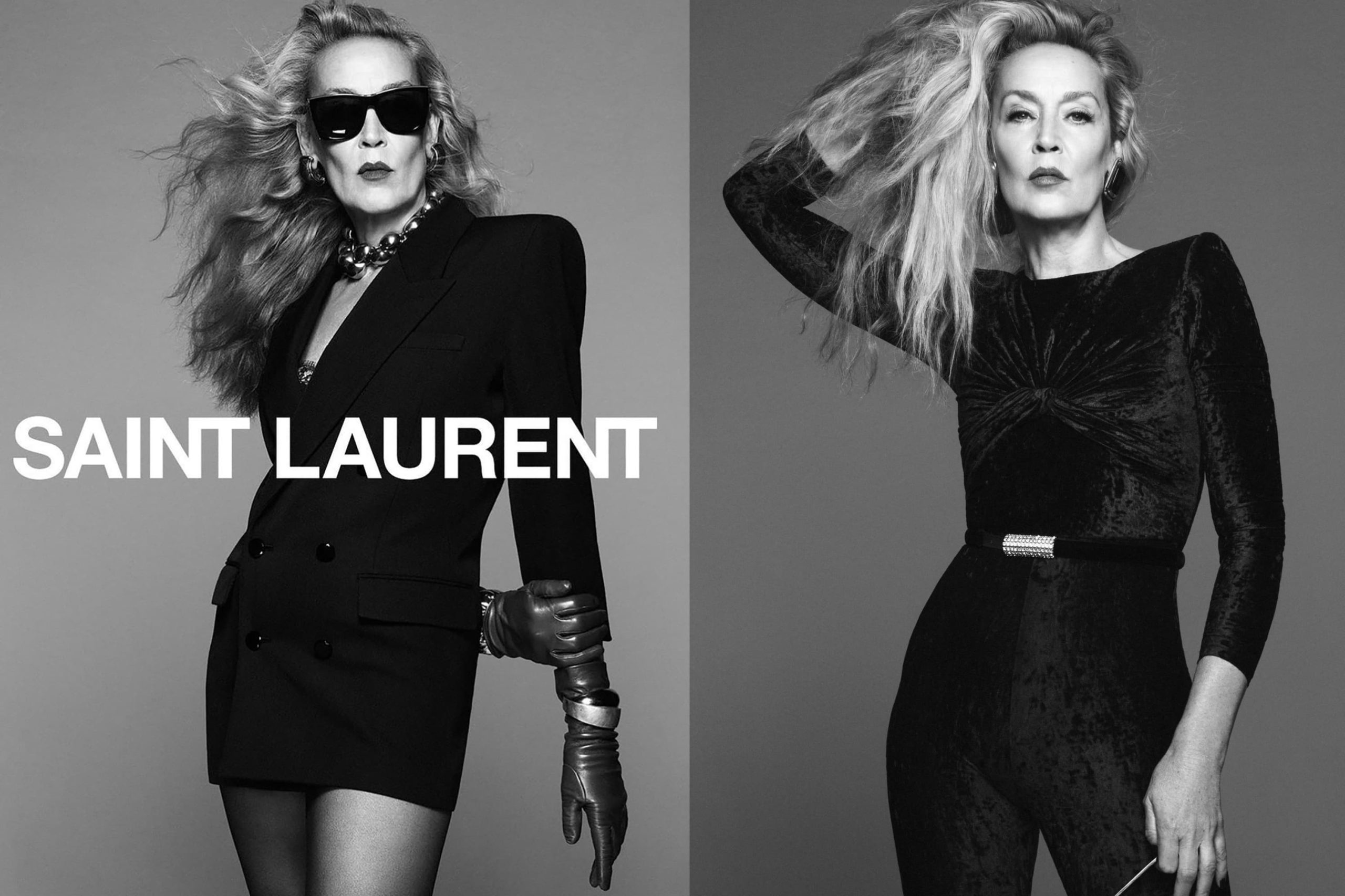SAINT LAURENT 'JERRY HALL' SPRING 2022 AD CAMPAIGN