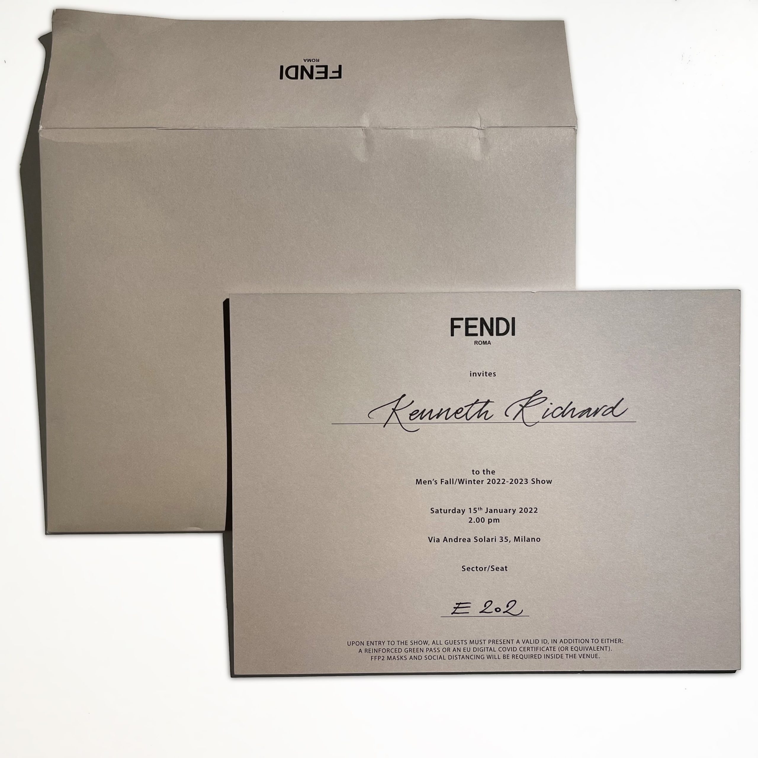 The Best Men's & Couture 2022 Fashion Show Invitations