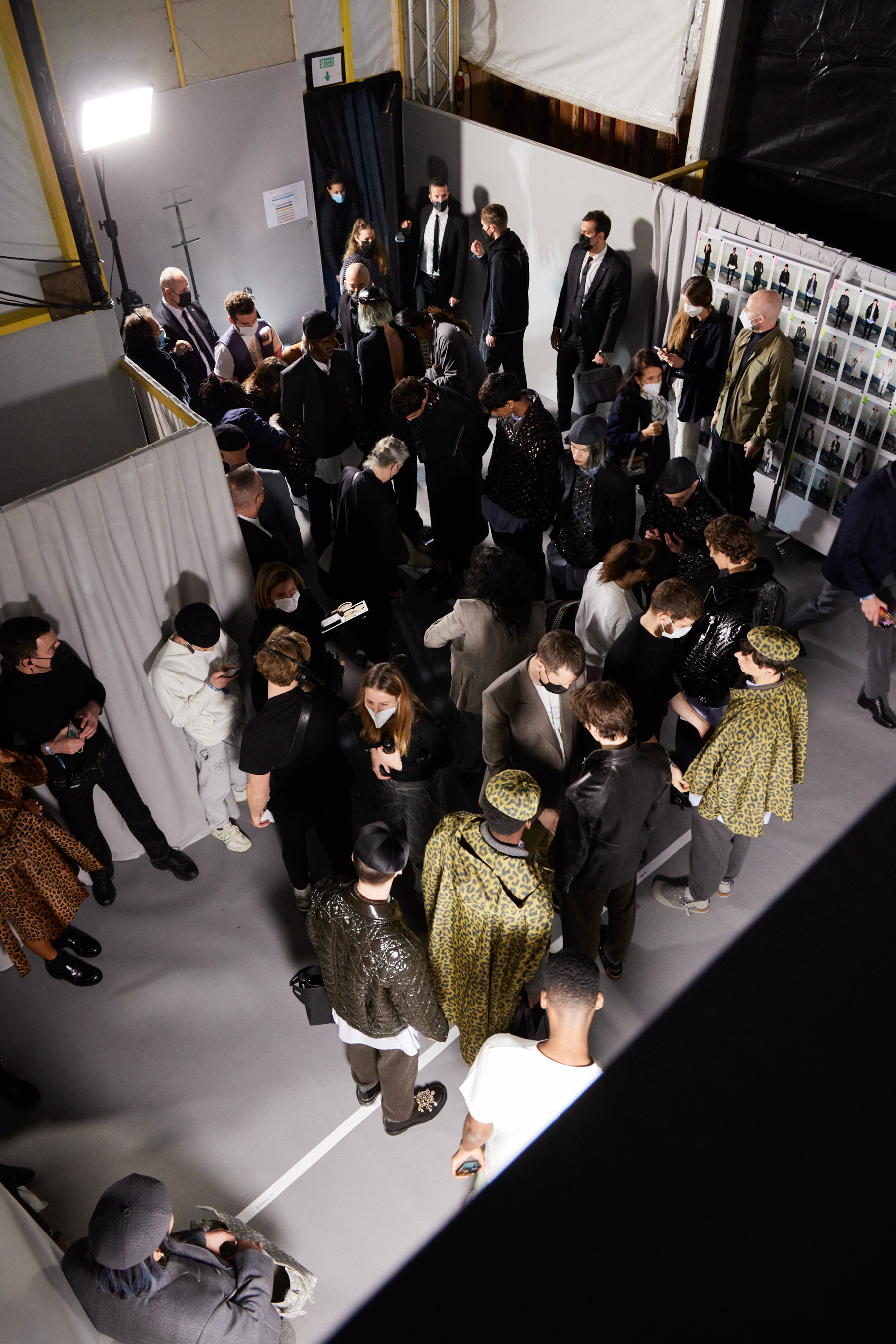 Dior Men Fall 2022 Men’s Fashion Show Backstage Fashion Show