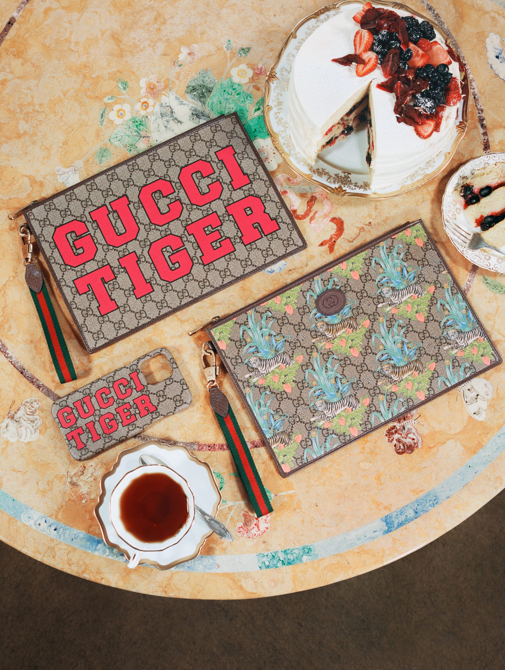 The Tiger Comes To Tea in Gucci's Chinese New Year Campaign