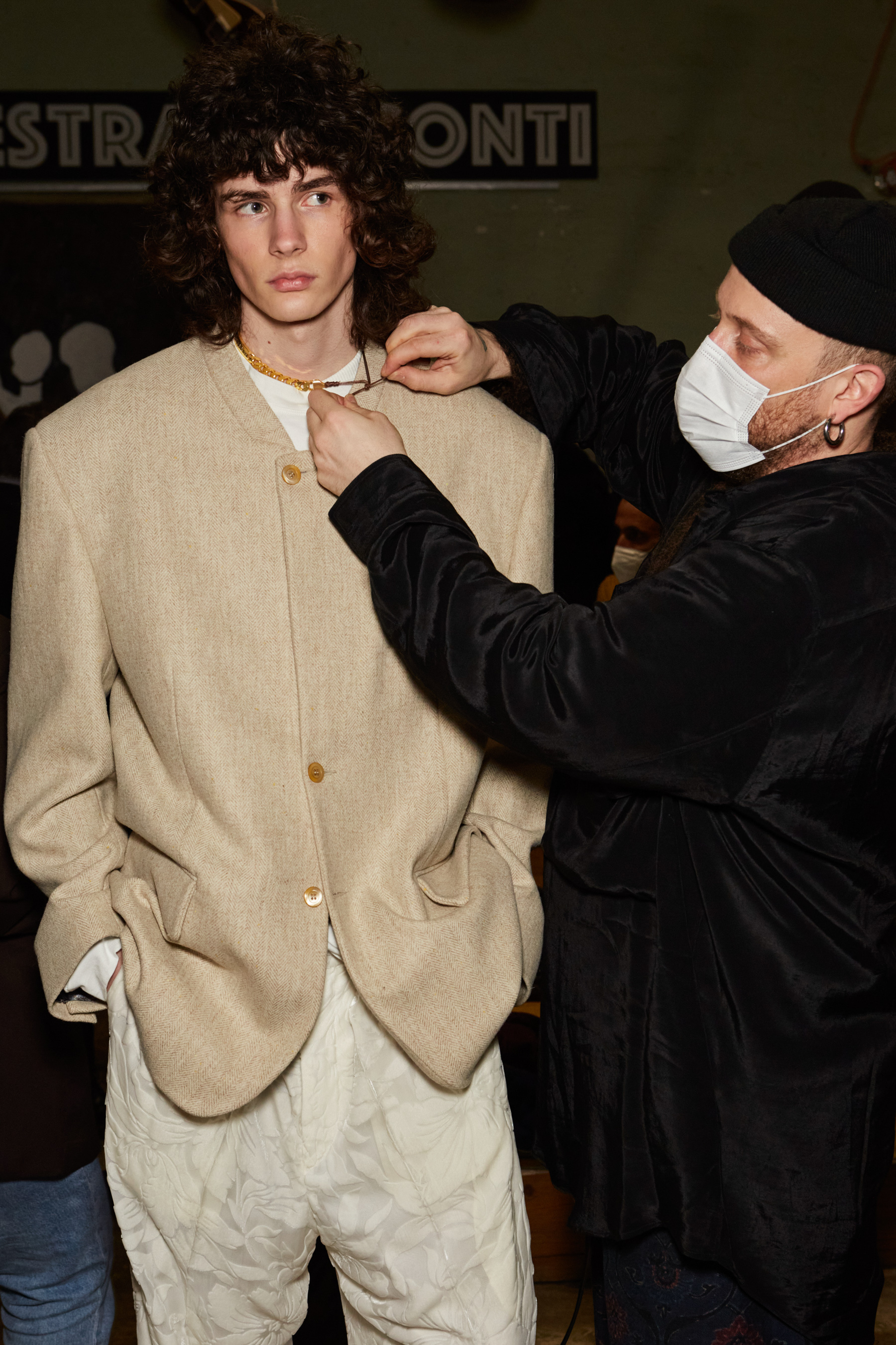 Magliano Fall 2022 Men’s Backstage Fashion Show