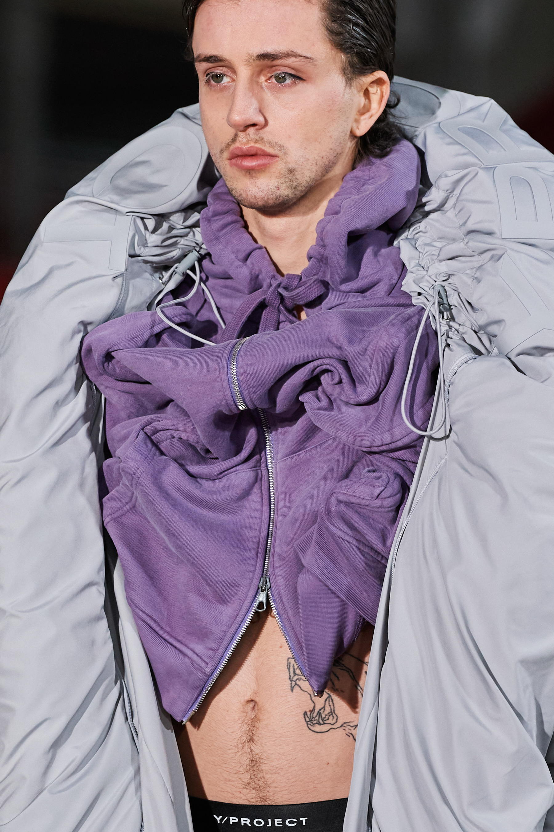 Yproject Menswear Fashion Show, Collection Fall Winter 2022 presented  during Paris Fashion Week. Runway look # 0002 – NOWFASHION