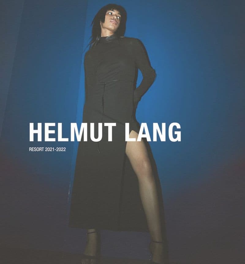 Helmut Lang Resort 2022 Ad Campaign