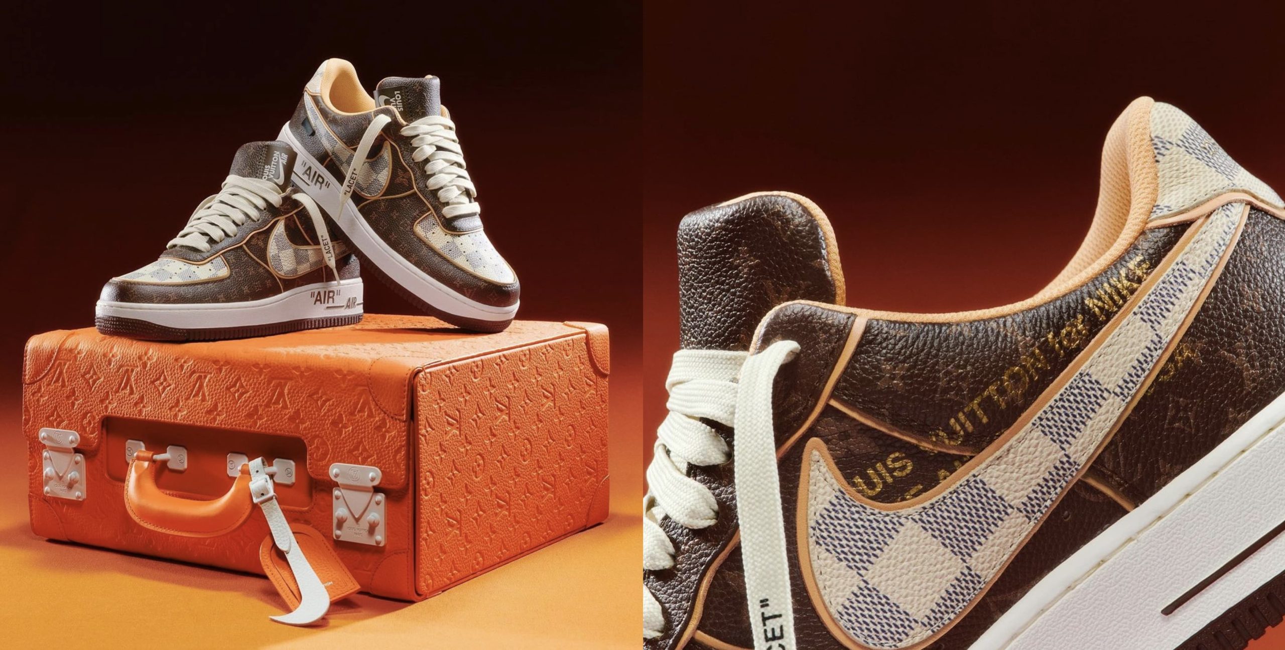 Virgil Abloh–Designed Louis Vuitton X Nike Sneakers Broke Auction Records