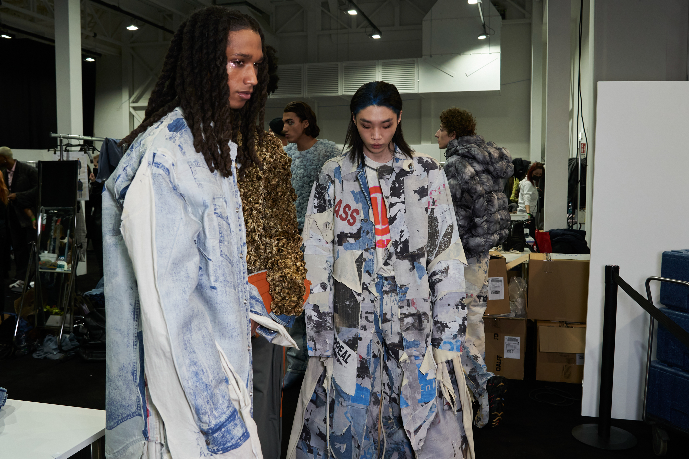 Diesel Fall 2022 Fashion Show Backstage Fashion Show