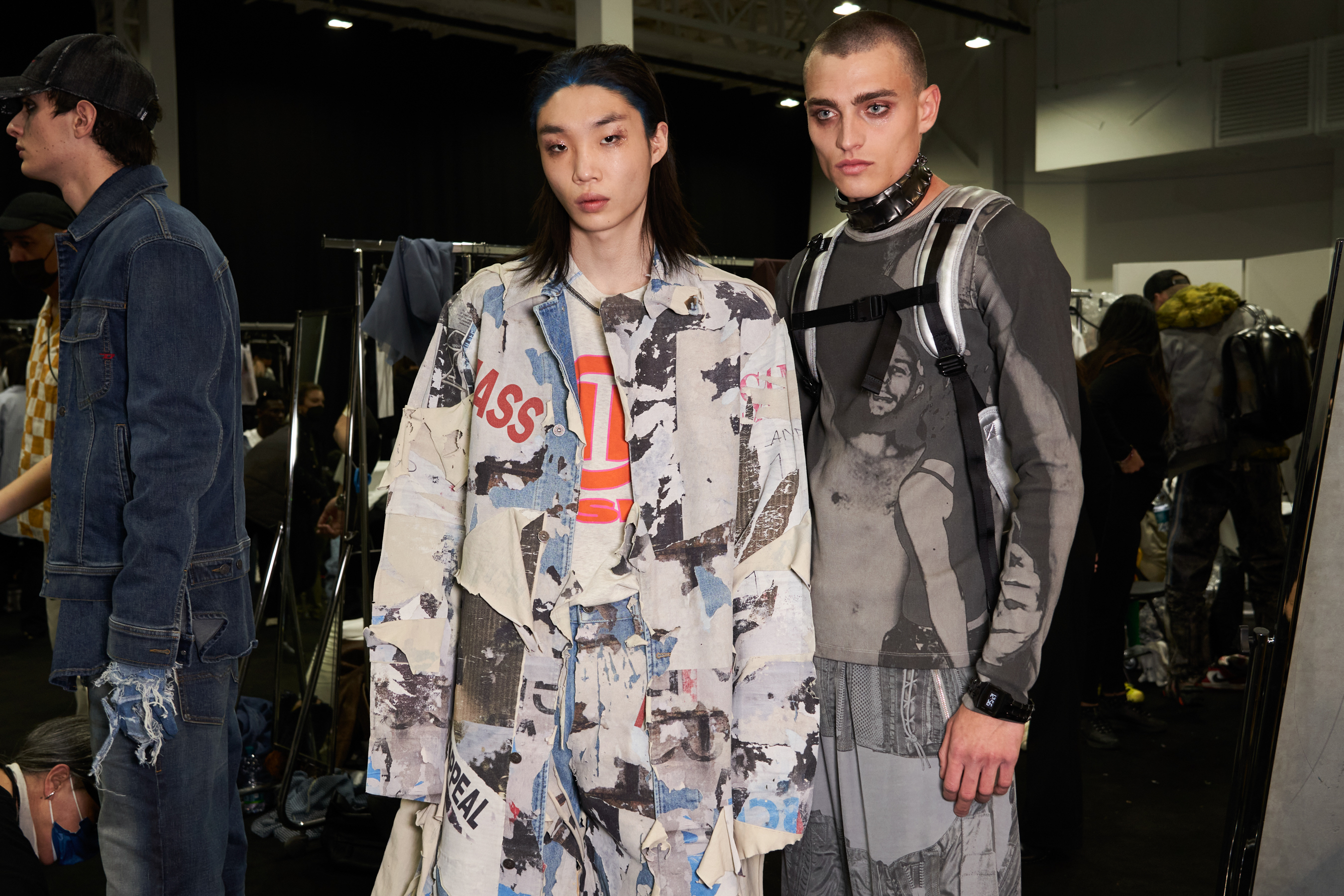 Diesel Fall 2022 Fashion Show Backstage Fashion Show