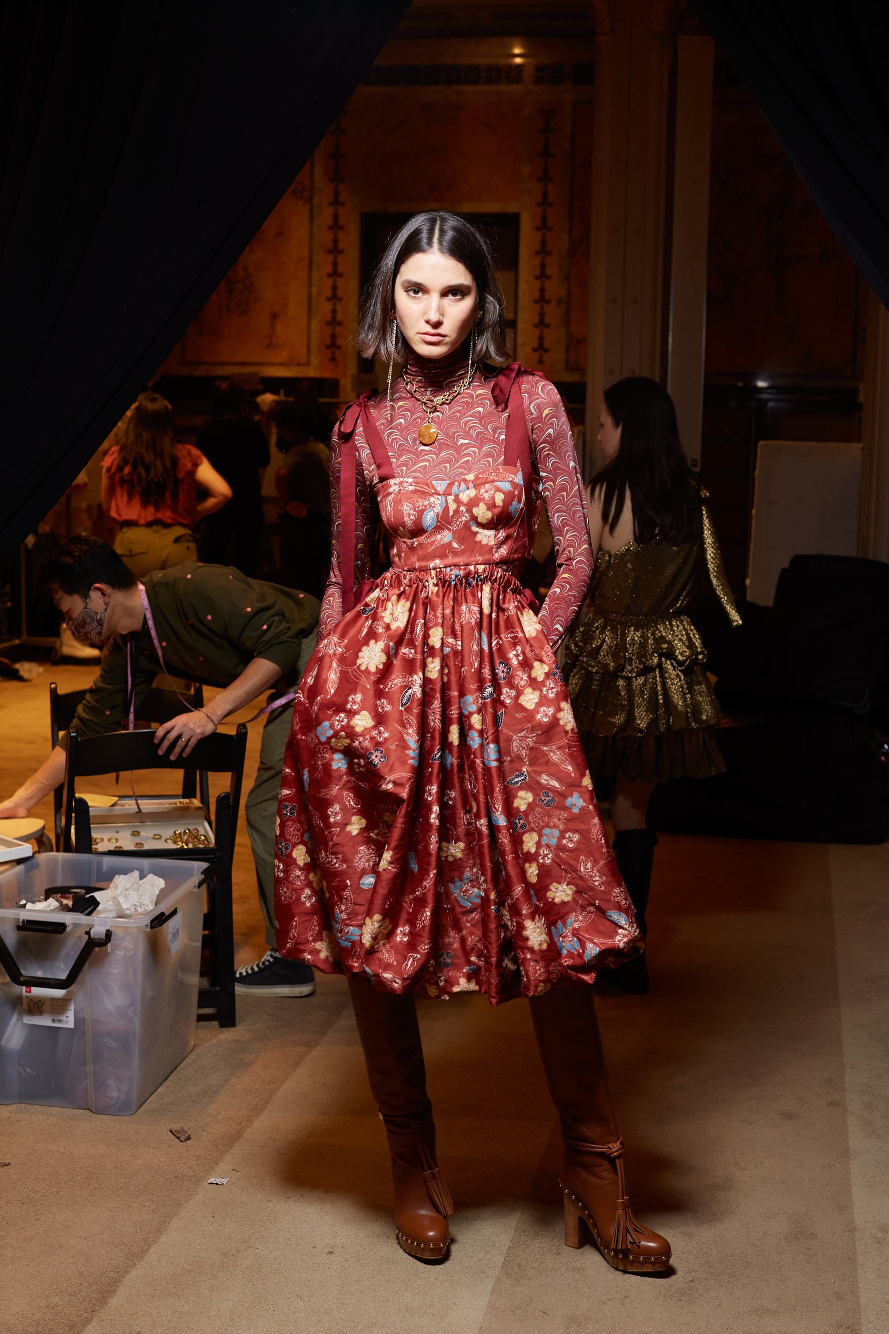 Ulla Johnson Fall 2022 Fashion Show Backstage Fashion Show