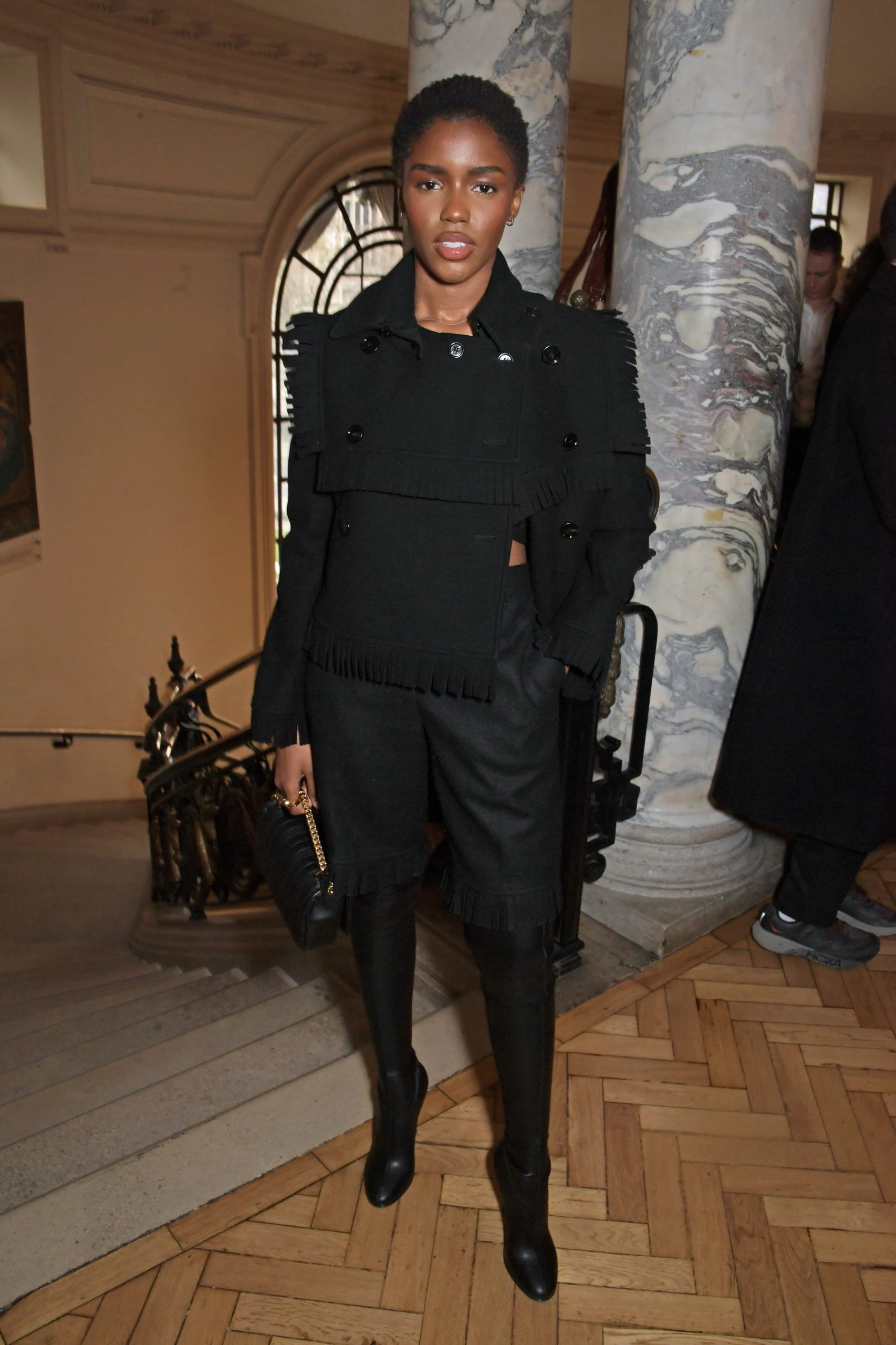 Celebrities At The Burberry Fall 2022 Show