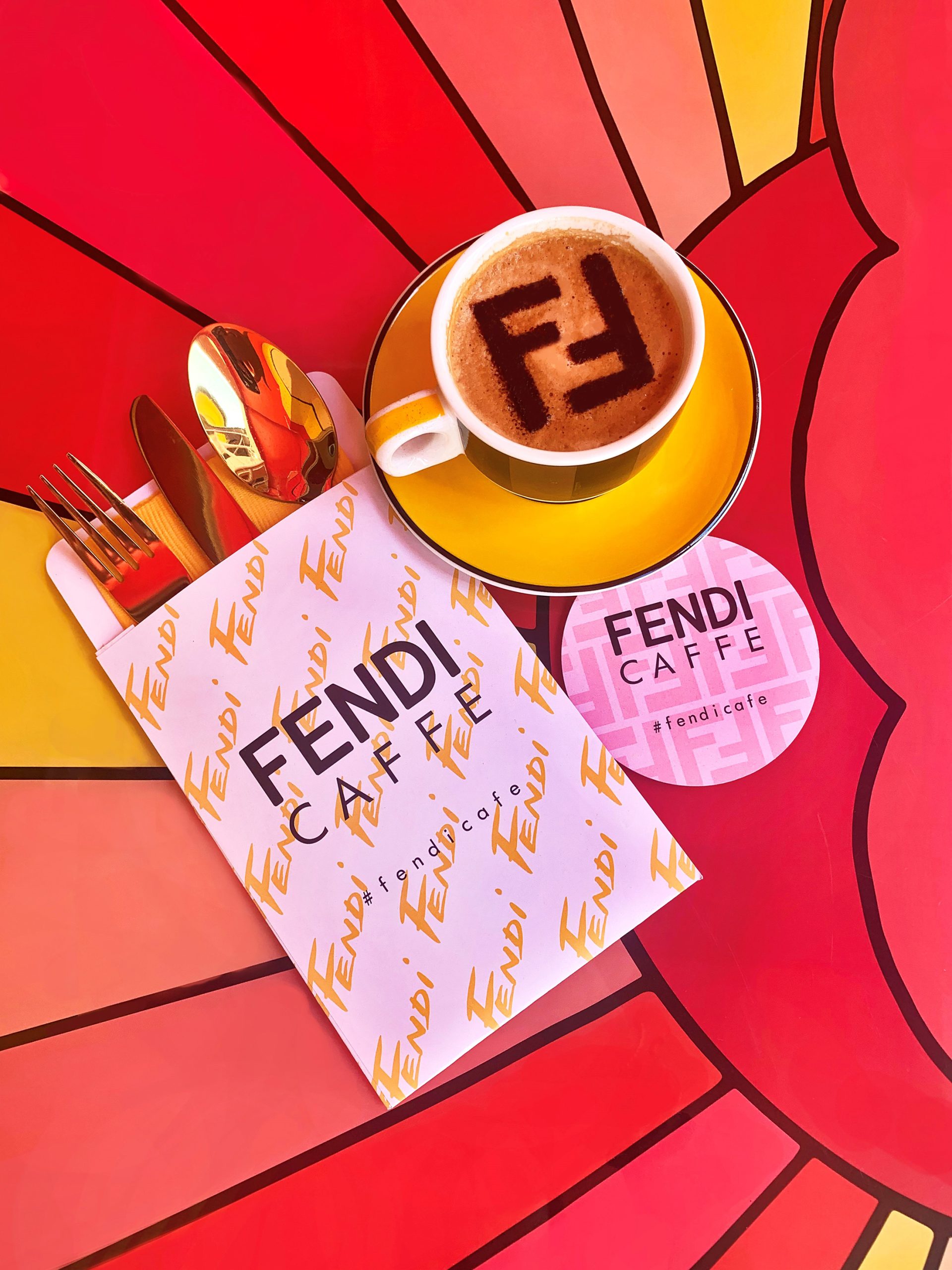 Fendi celebrates spring with their new Caffe