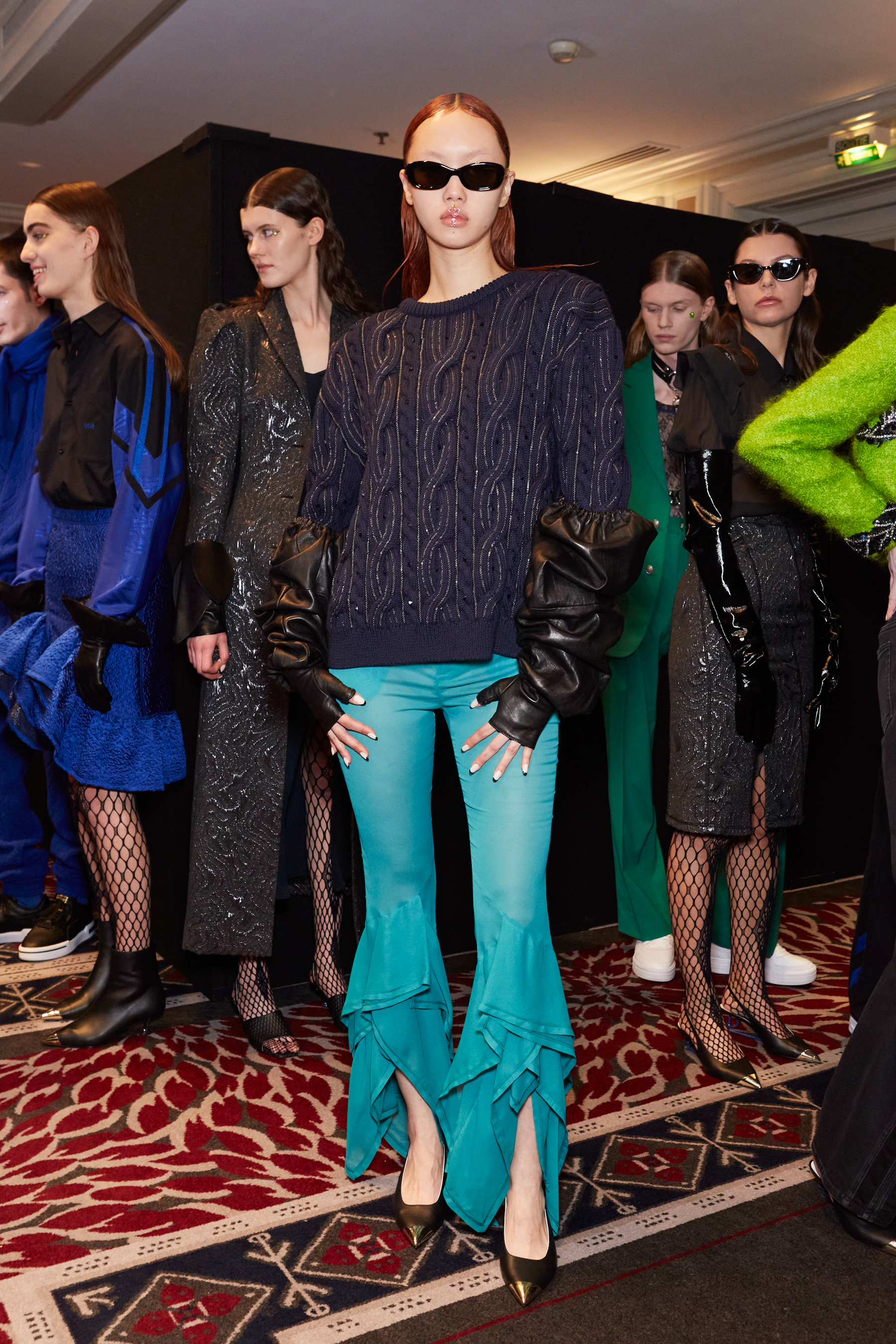 Koche Fall 2022 Fashion Show Backstage Fashion Show