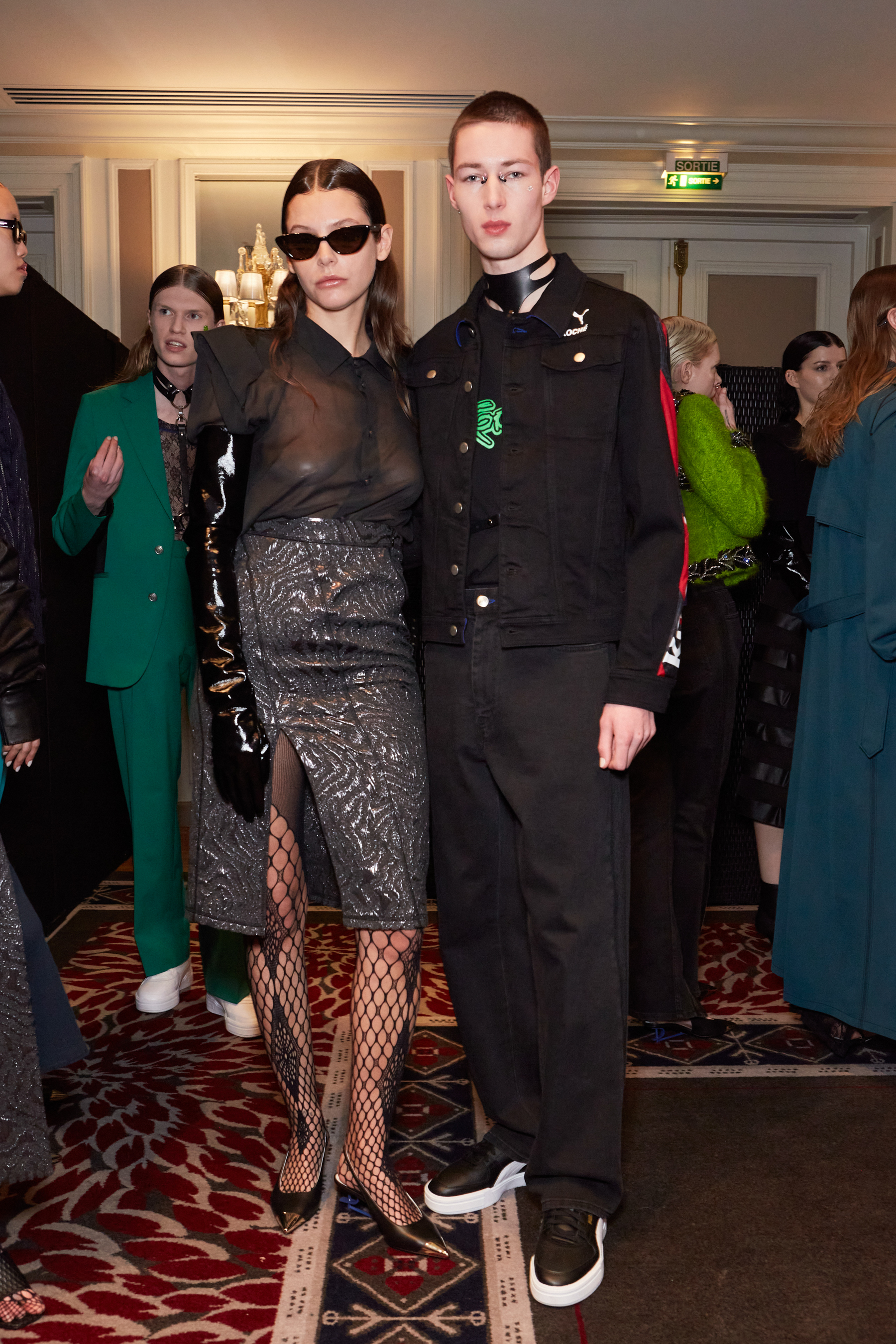 Koche Fall 2022 Fashion Show Backstage Fashion Show