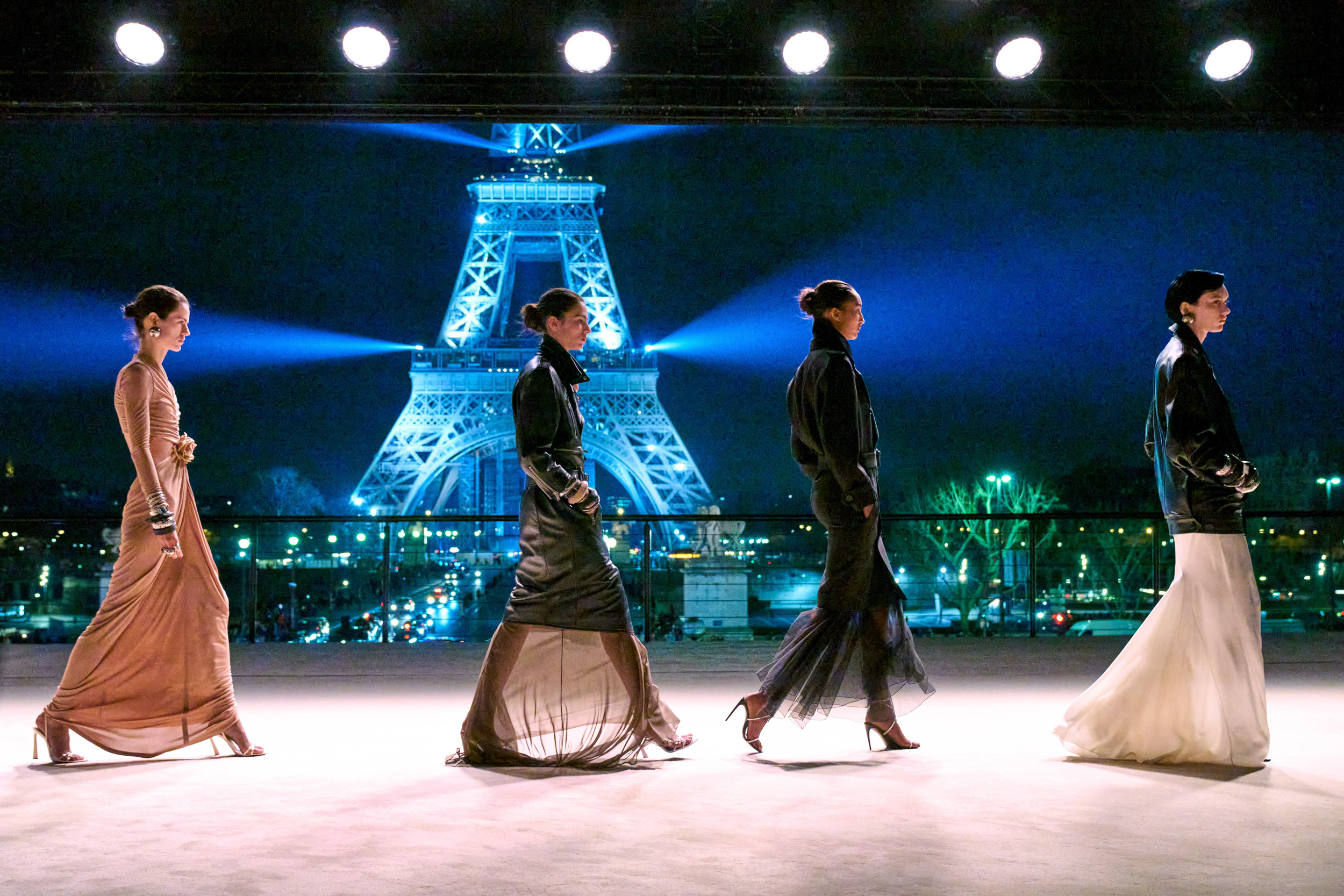 Saint Laurent Fall 2022 Fashion Show Atmosphere Fashion Show