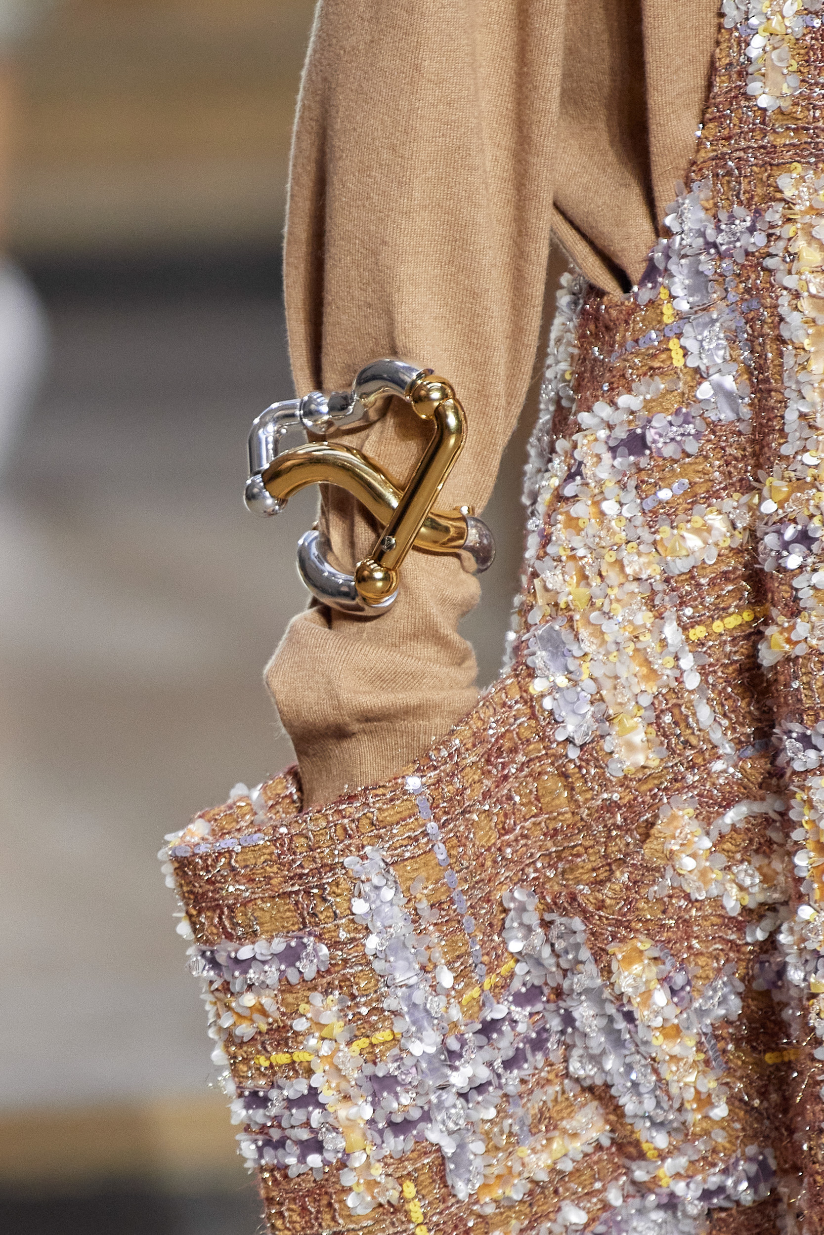Jewelry Details from Louis Vuitton Fall 2022 Menswear show