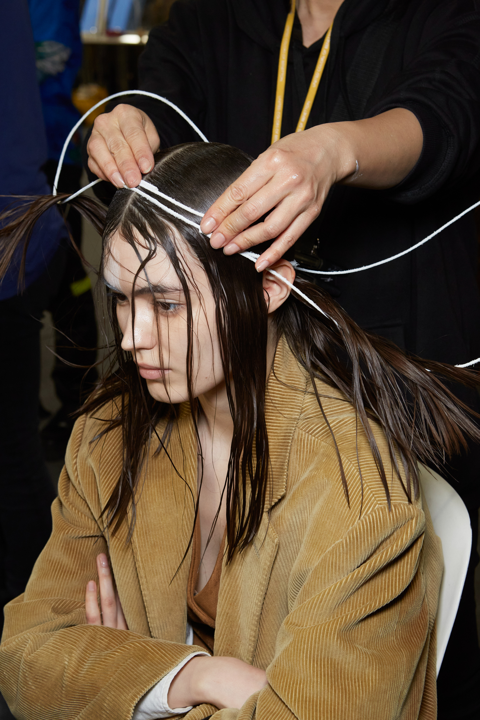 Yohji Yamamoto Fall 2022 Fashion Show Backstage Fashion Show