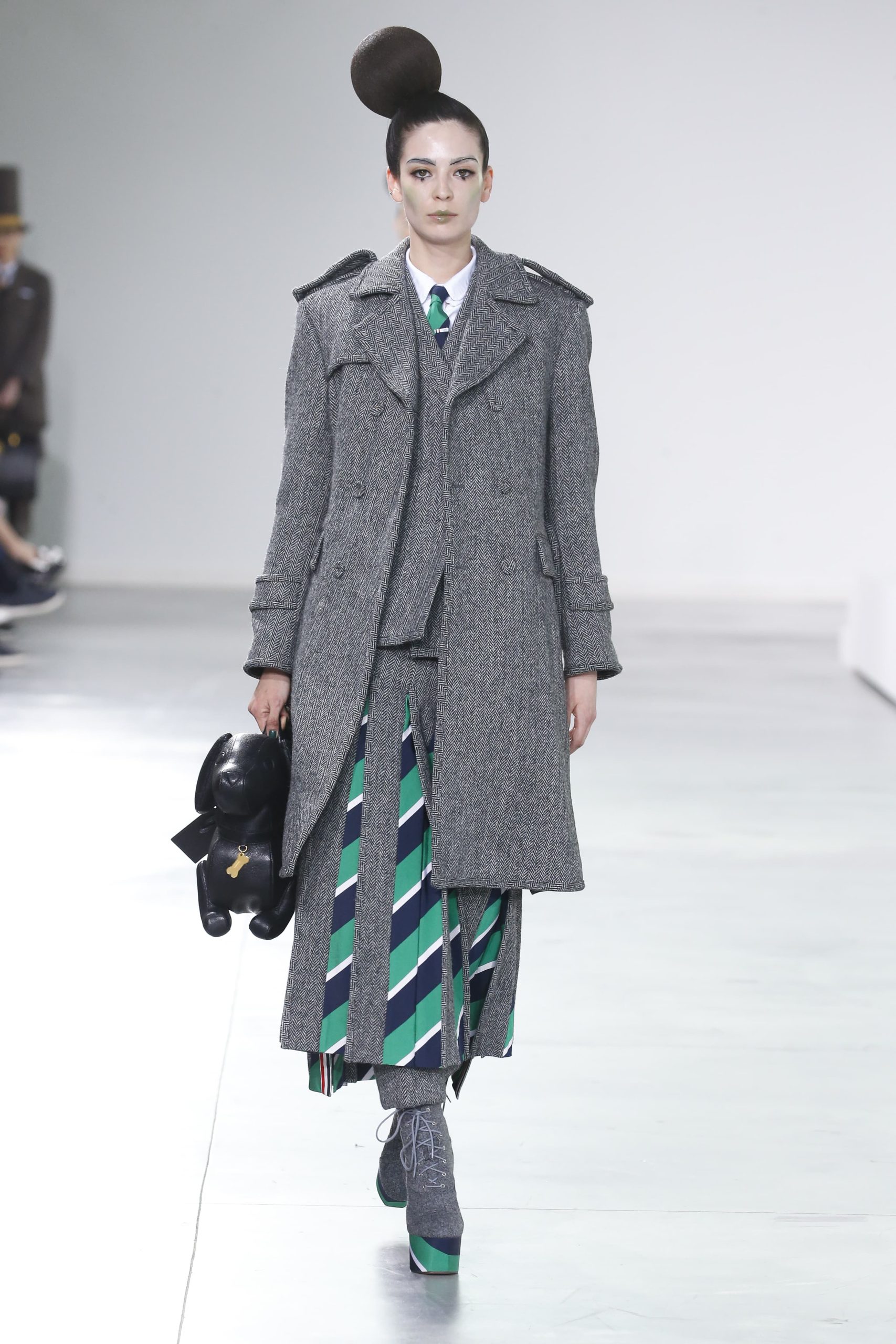 American Designer Thom Browne's Fall 2022 Collection Is Being Showcased At Fashion  Show In New York