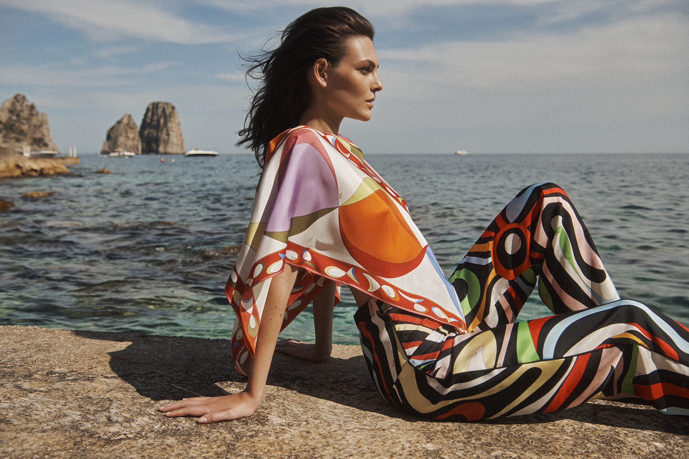 Pucci 'La Grotta Azzurra' Summer 2022 Ad Campaign