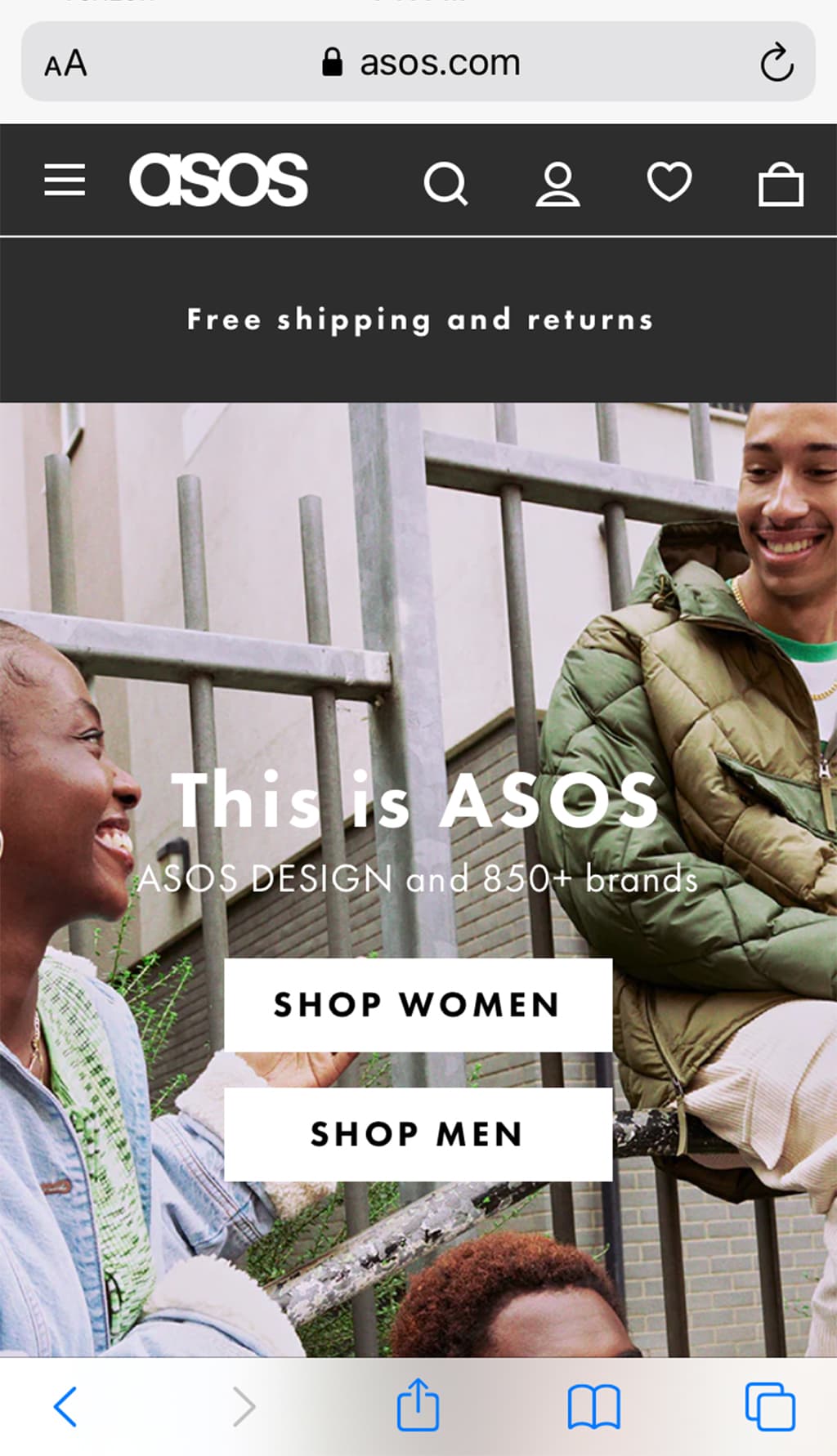 the impact of influencer marketing ASOS screenshot